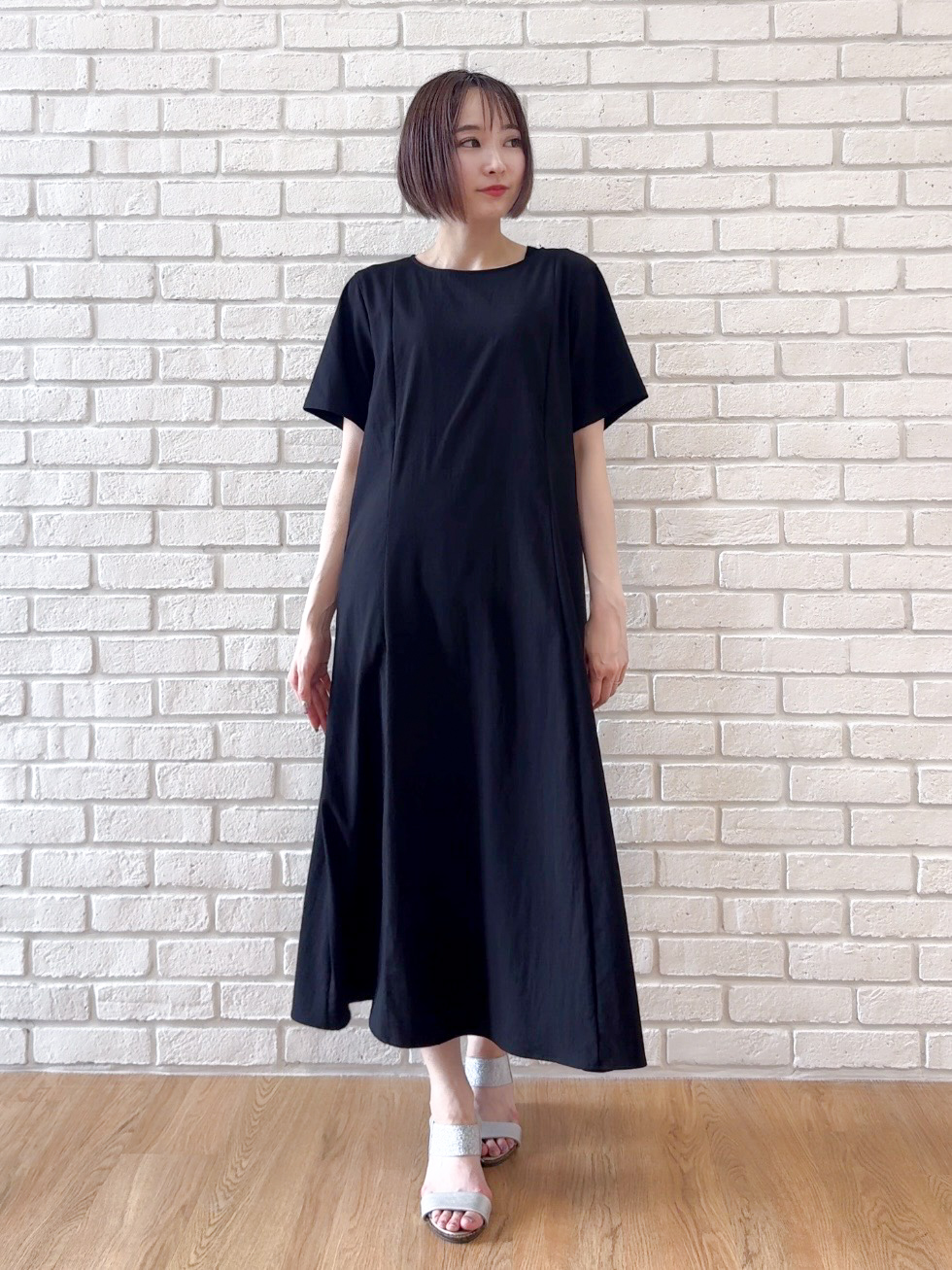 𝐜𝐡𝐢𝐤𝐚さんの「SHOO･LA･RUE｜【高レビュー/洗濯機可/セットアップ可】軽凛(かろりん) ひんやり半袖ジャケット」を使ったコーディネート