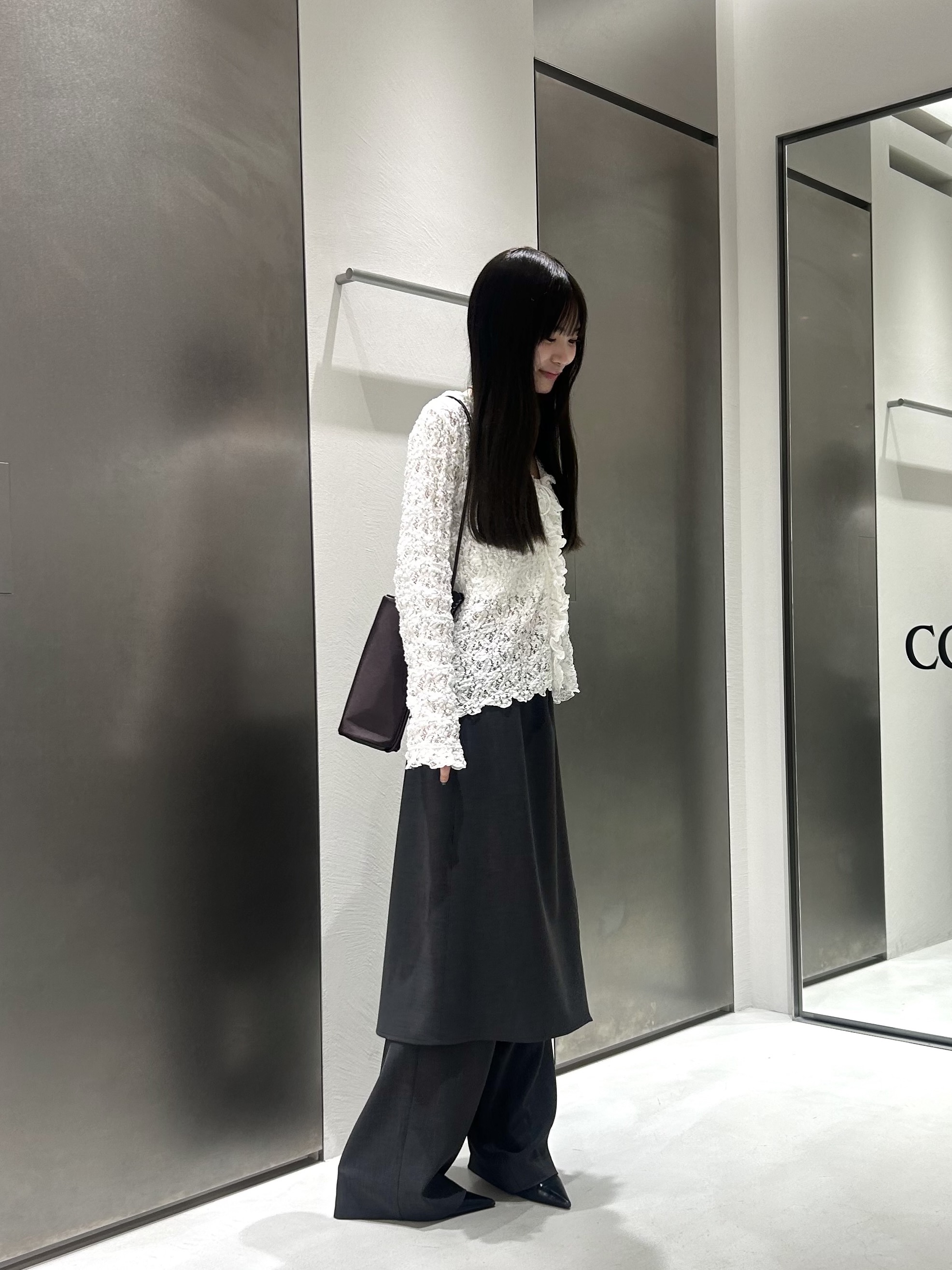 miniさんの「CODE A｜【Re】【Cup-in】bandeau bra short top」を使ったコーディネート