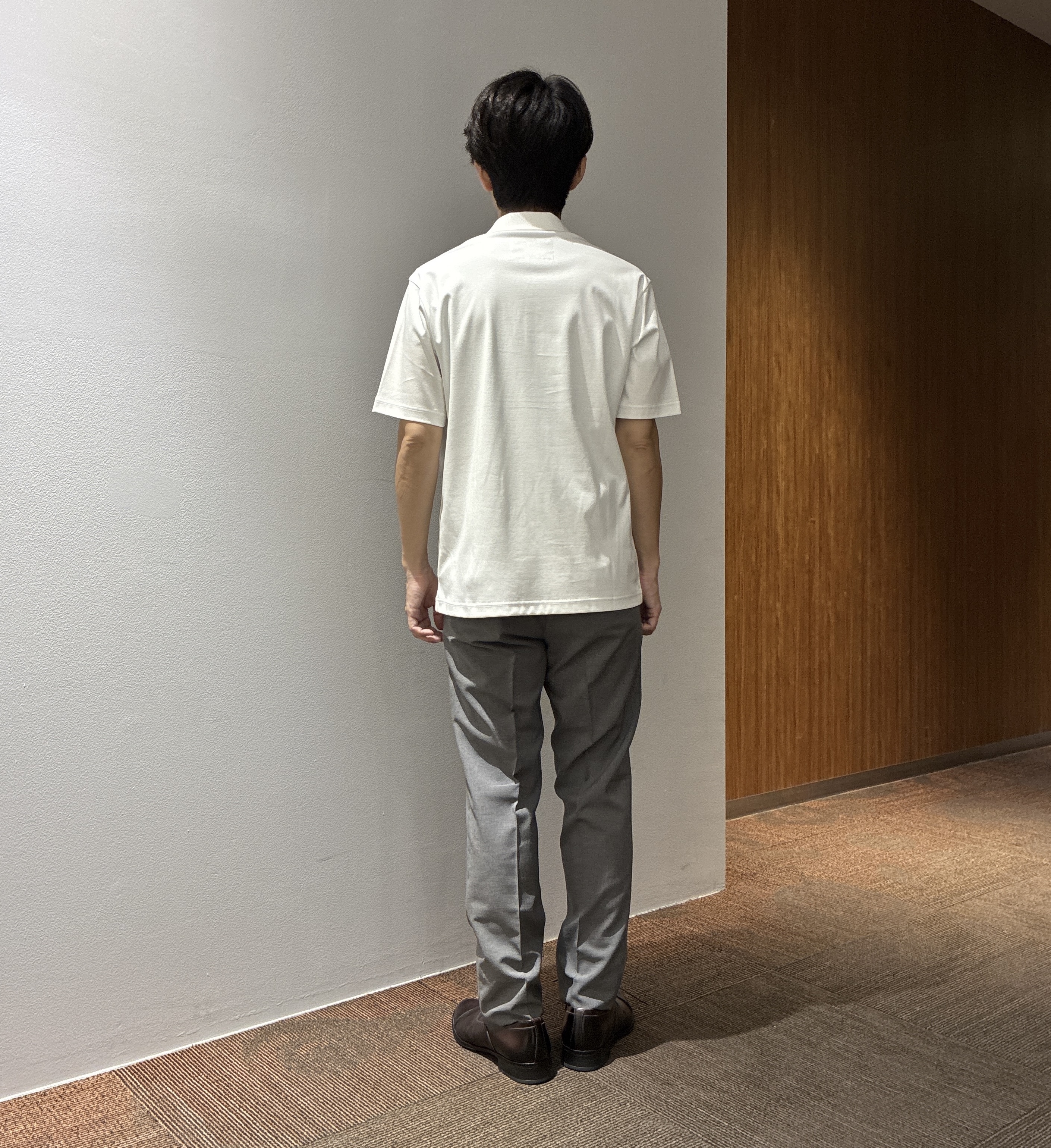 わいずみさんの「TAKEO KIKUCHI｜【抗菌防臭】COOL DOTS（R）ドビープリント ジャケット」を使ったコーディネート