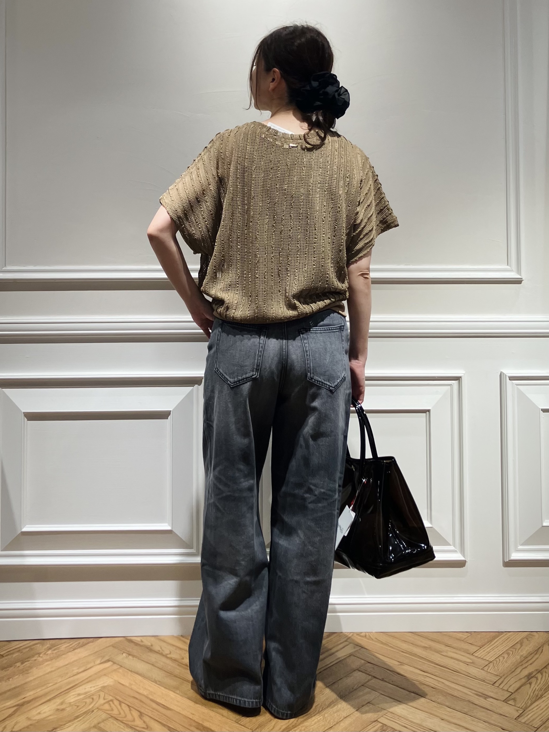 TSUKUIさんの「DRESSTERIOR｜シアーメッシュプルオーバー」を使ったコーディネート