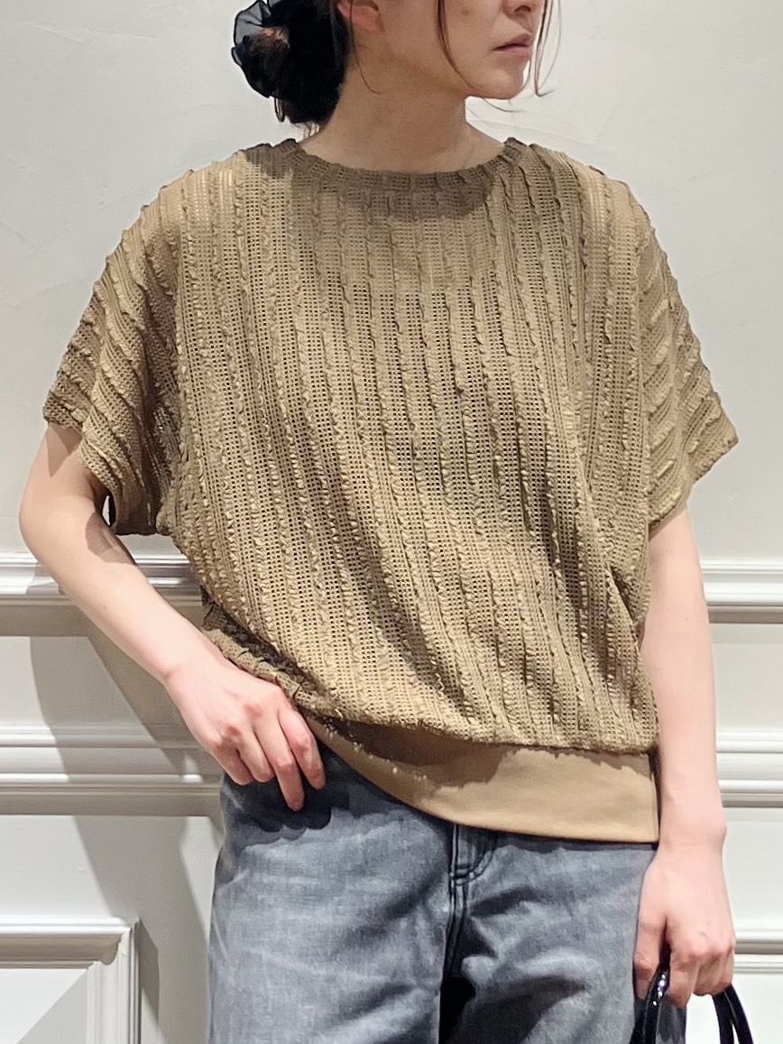 TSUKUIさんの「DRESSTERIOR｜シアーメッシュプルオーバー」を使ったコーディネート
