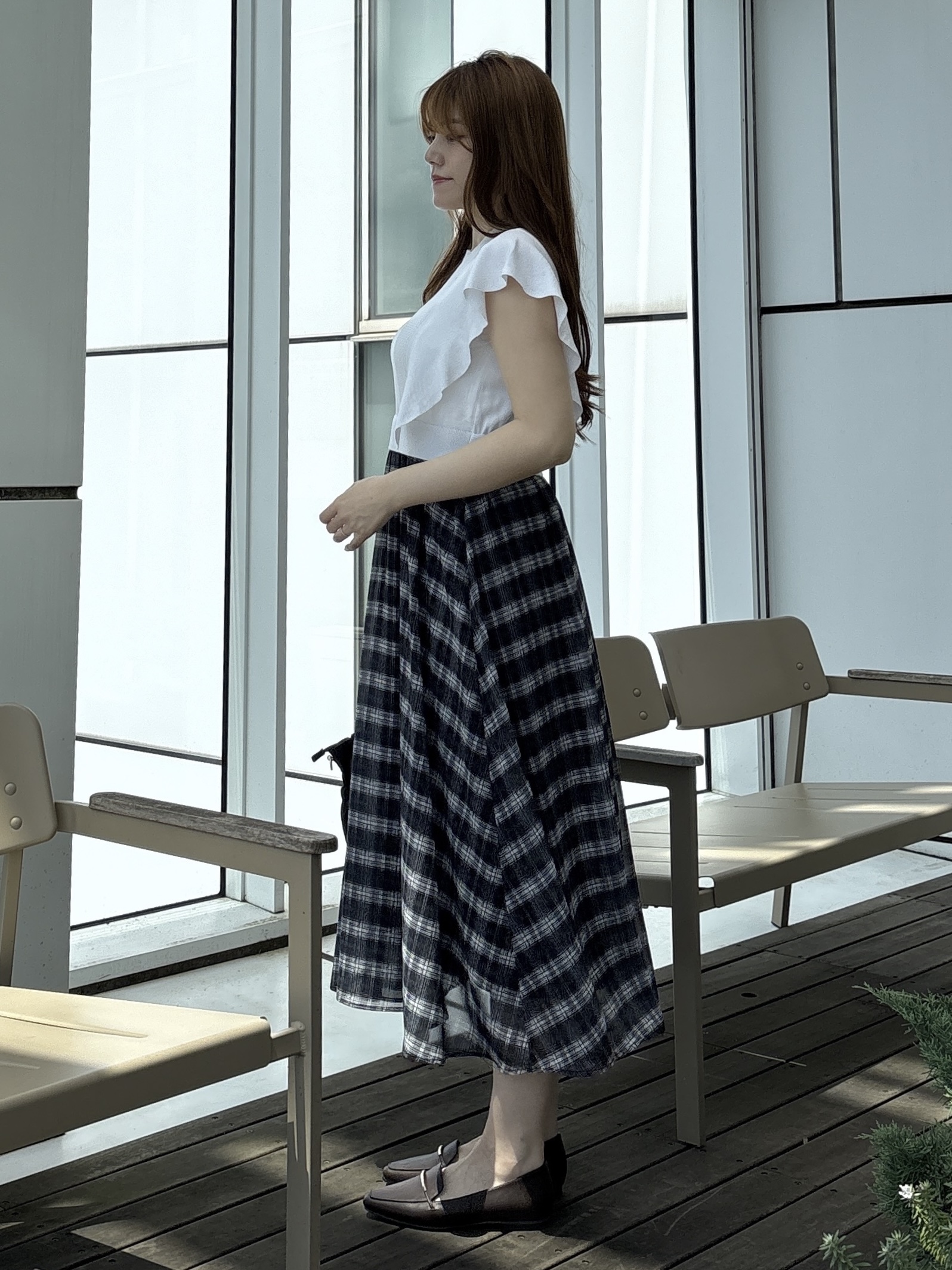 sayaさんの「grove｜【撥水】ギャザーラインテープ2WAYトート」を使ったコーディネート