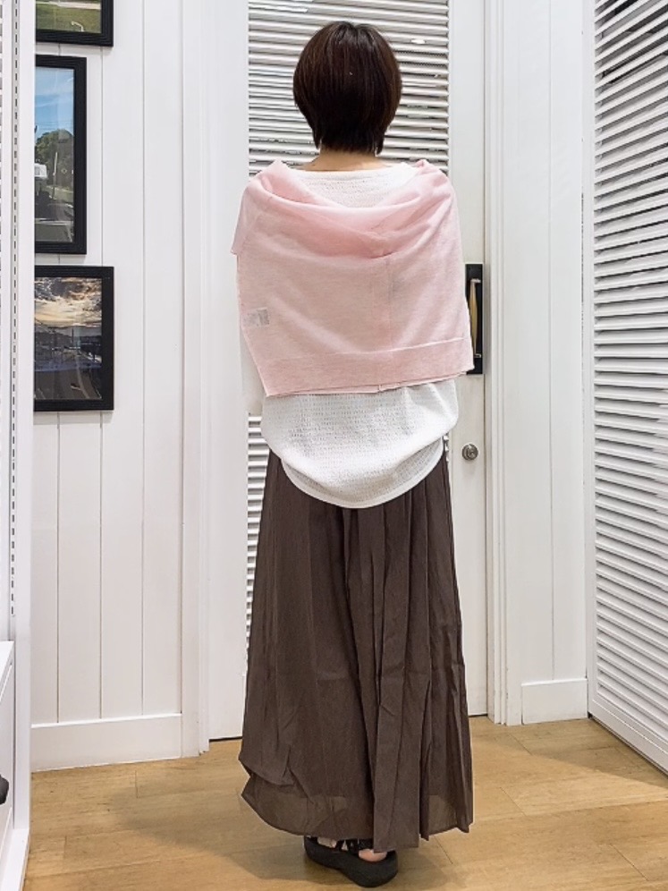Hamaさんの「Dessin｜シュリンクジャージ カットソー」を使ったコーディネート