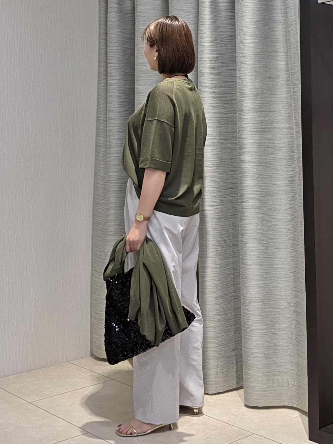naokoさんの「UNTITLED｜【アンサンブル可/Tシャツ風/ゆったり】リラックスニットトップス」を使ったコーディネート