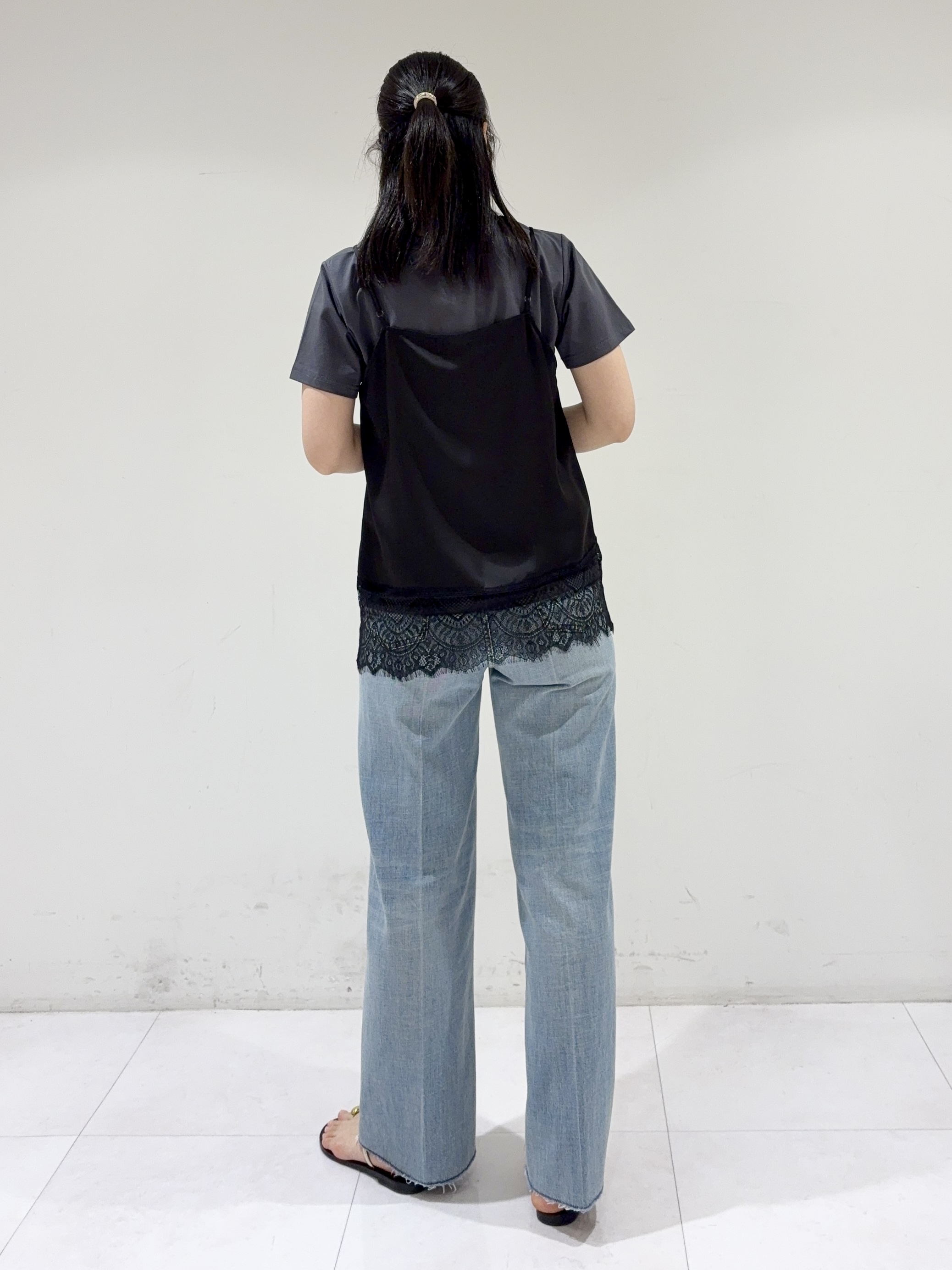 ayaさんの「DRESSTERIOR｜レースドッキングキャミソール」を使ったコーディネート