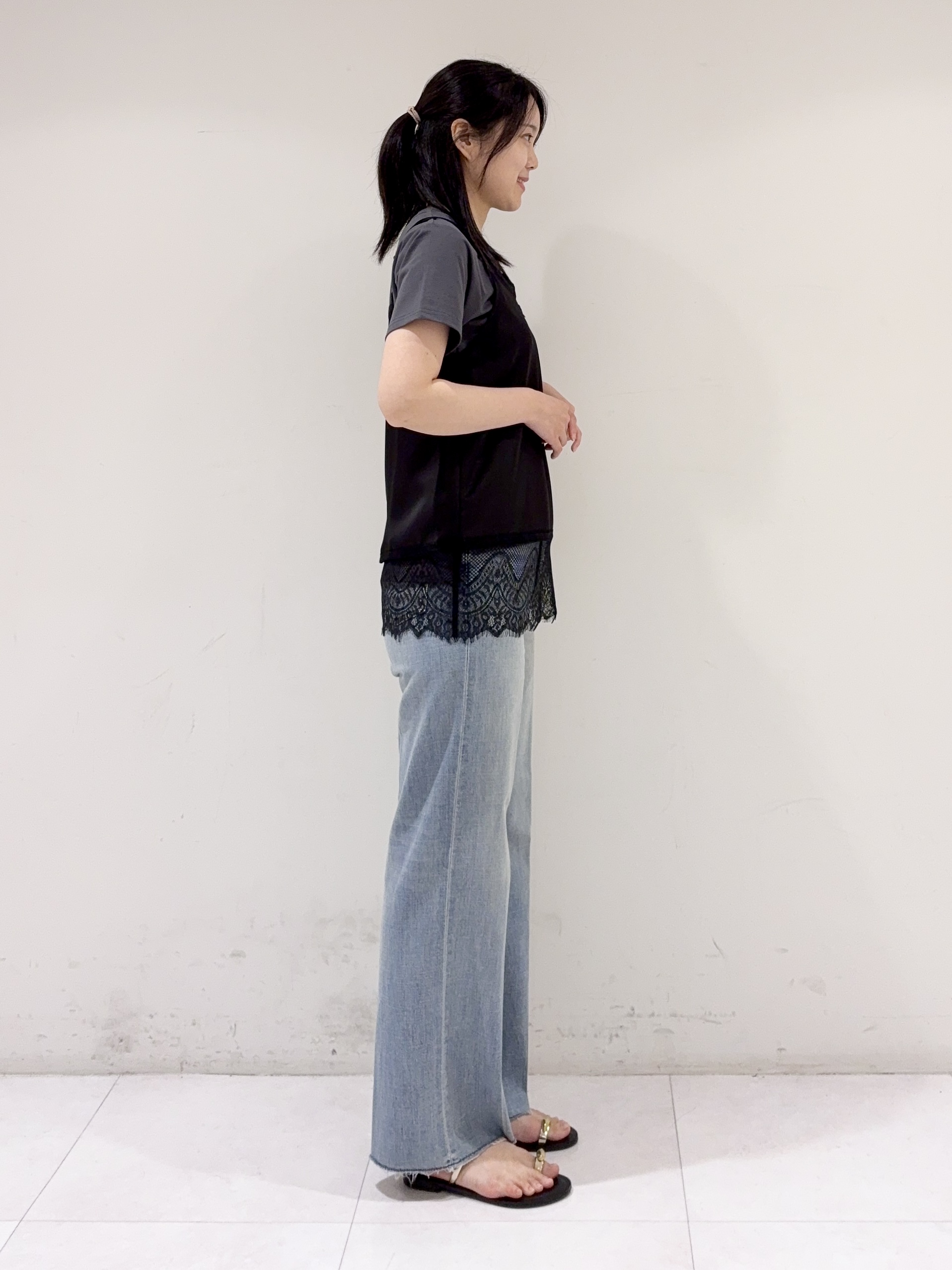 ayaさんの「DRESSTERIOR｜レースドッキングキャミソール」を使ったコーディネート