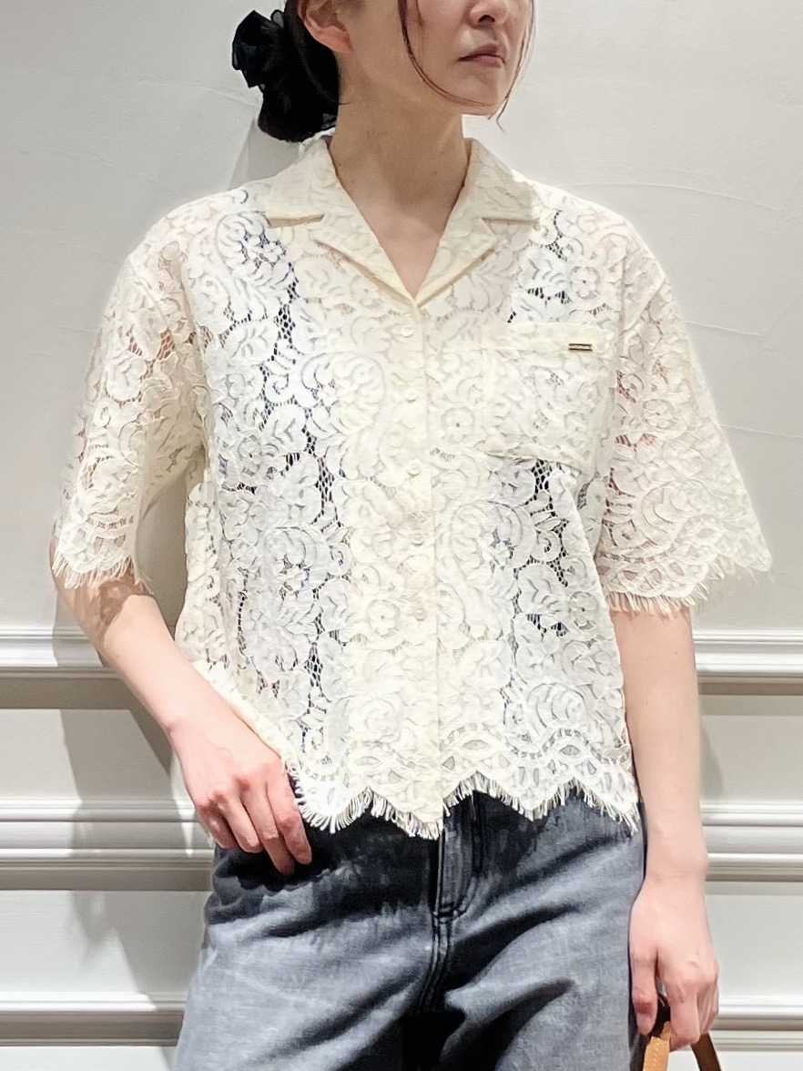 TSUKUIさんの「DRESSTERIOR｜【羽織りにも便利】コードレースブラウス」を使ったコーディネート