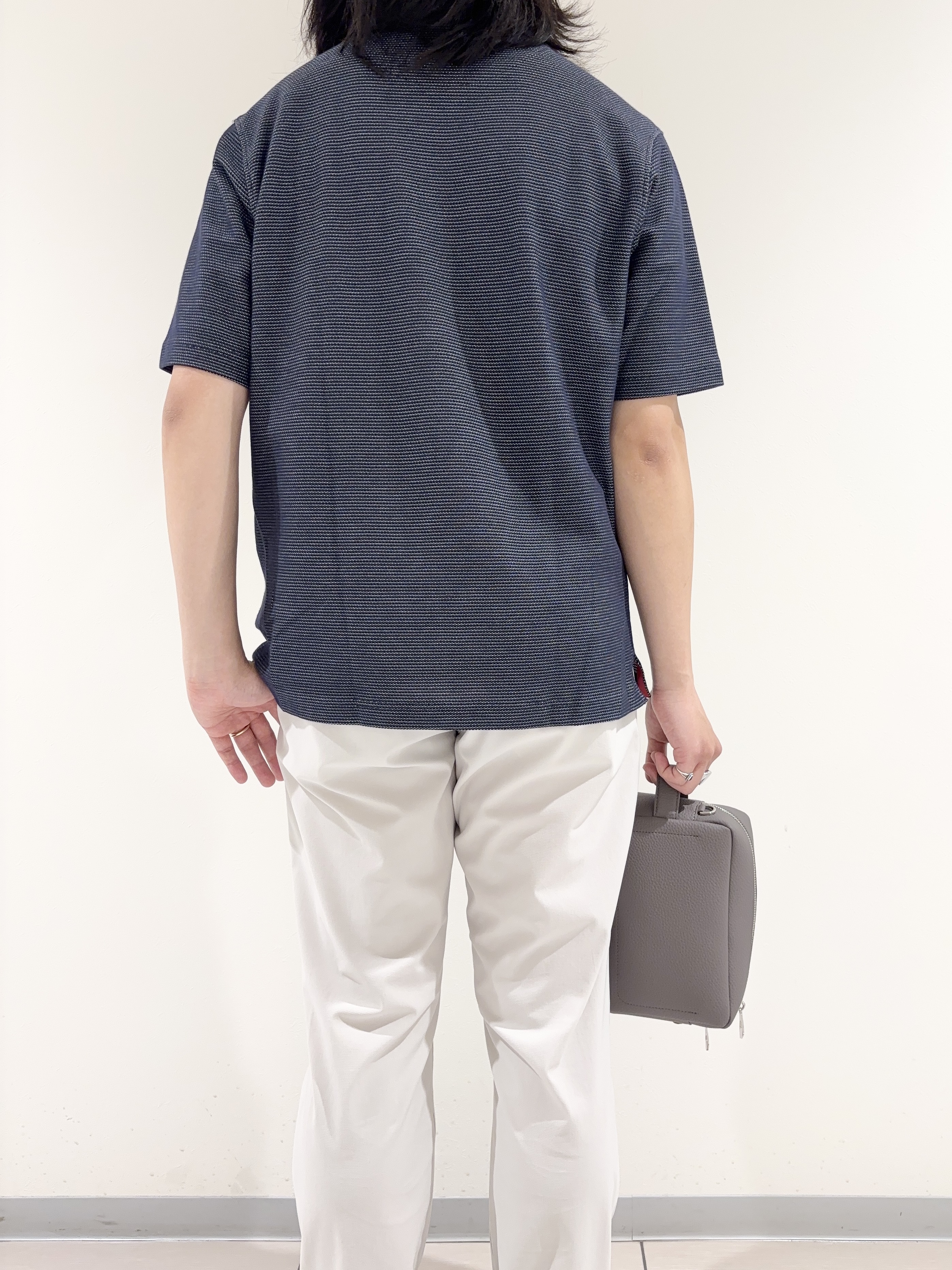 及川さんの「TAKEO KIKUCHI｜【抗菌防臭】ステイフレッシュ ポロシャツ」を使ったコーディネート