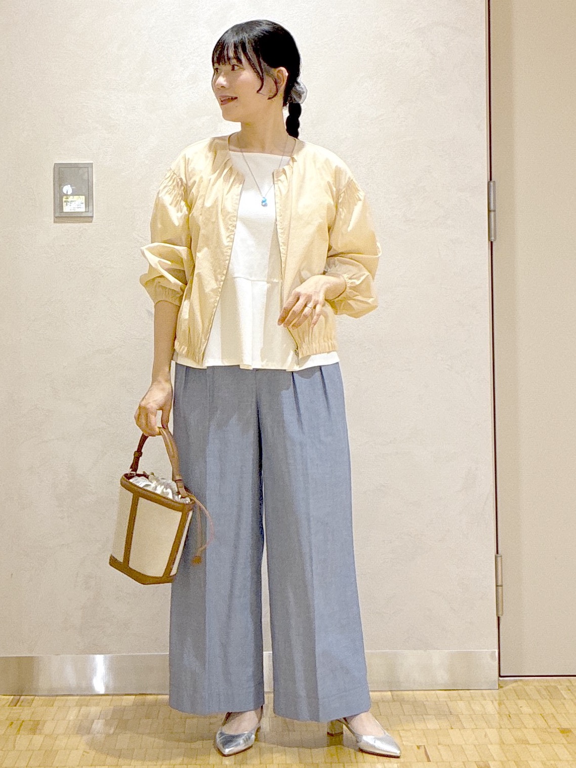  beni_gingerさんの「Reflect｜フロントファスナーシアーブルゾン」を使ったコーディネート