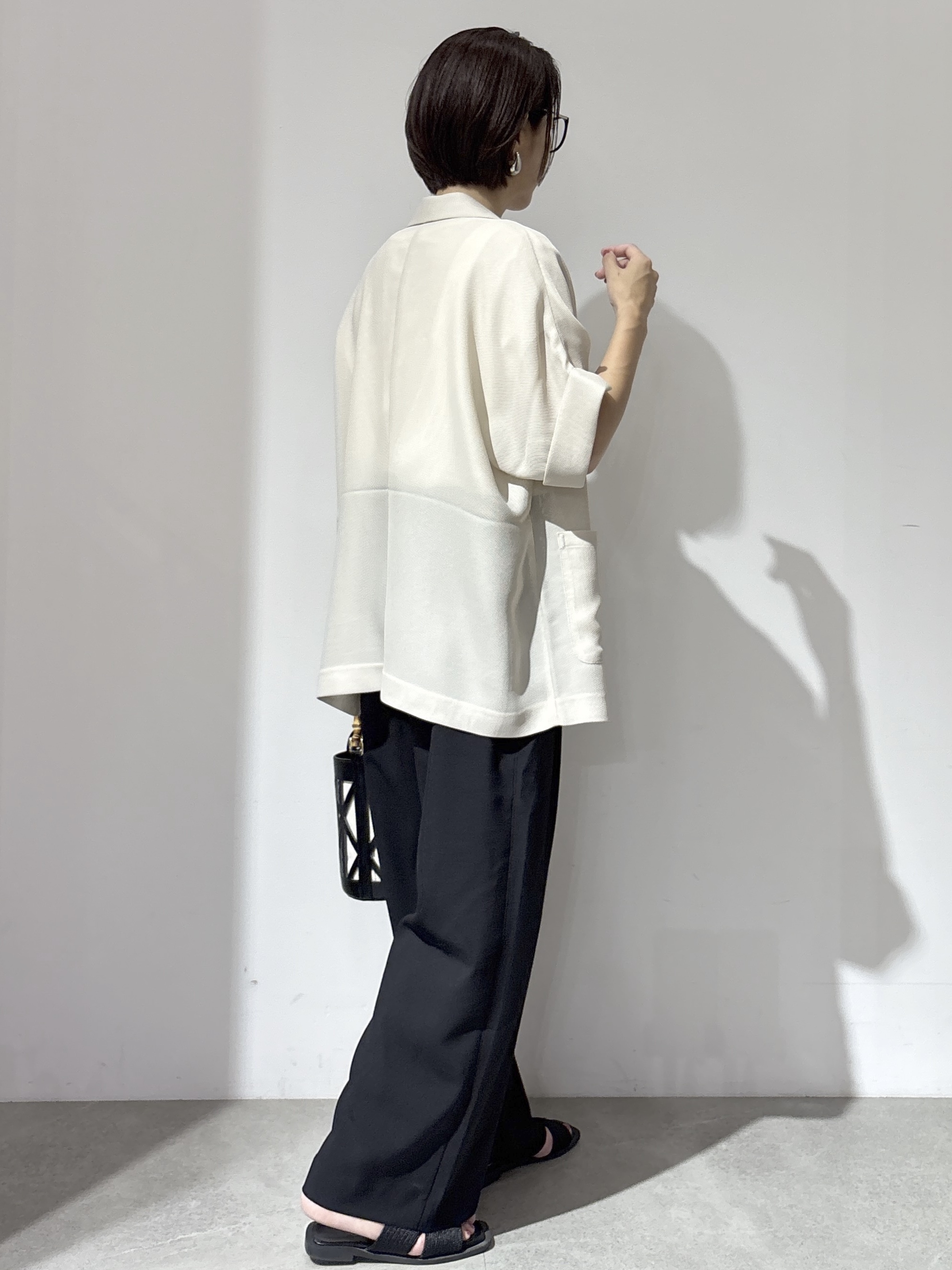NAKAさんの「OPAQUE.CLIP｜メッシュテーラードジャケット【洗濯機OK】」を使ったコーディネート
