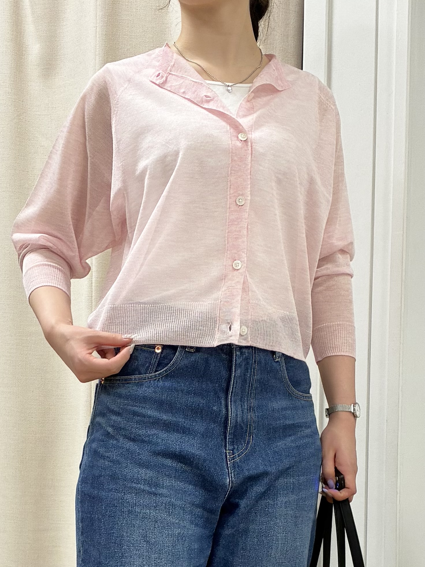 KANNAさんの「Dessin｜お守りカーディガン -ウォッシャブル-」を使ったコーディネート