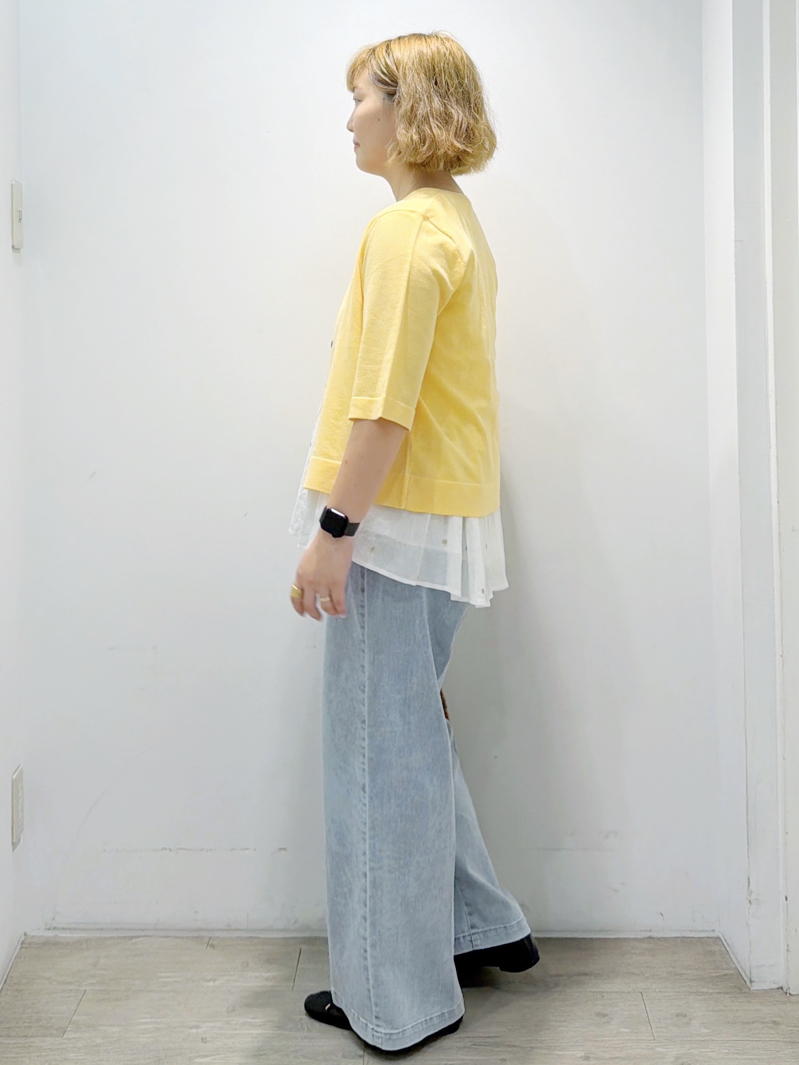 sumicaさんの「OPAQUE.CLIP｜ラメドット刺繍ペプラムブラウス【洗える】」を使ったコーディネート