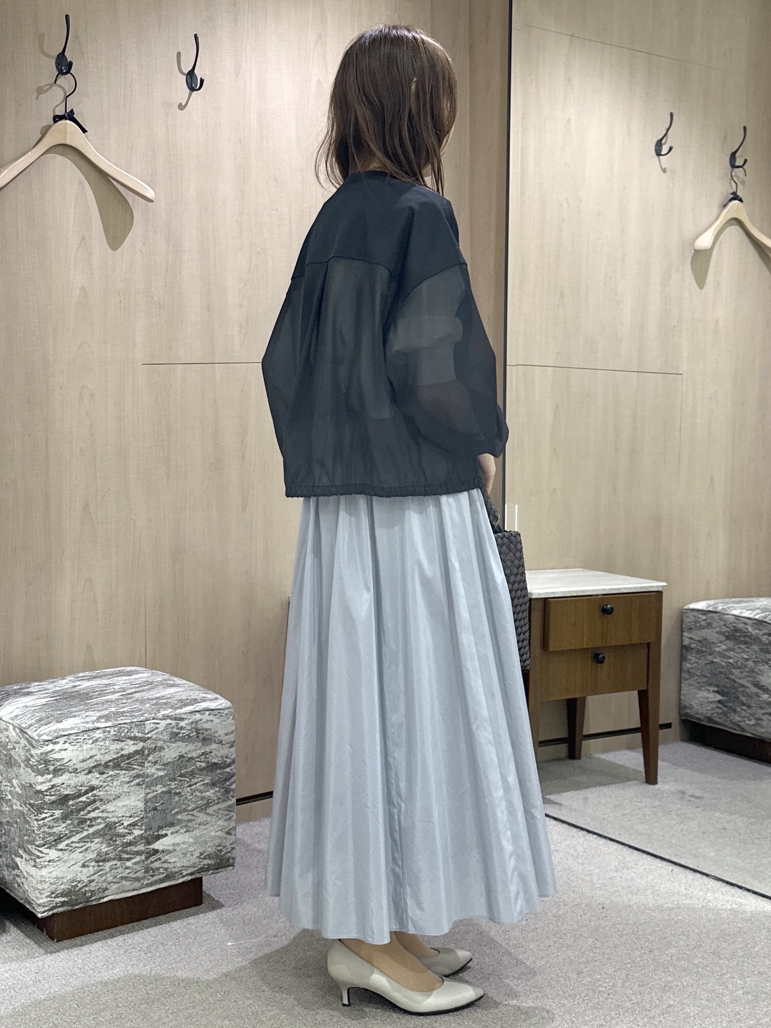 Miwaさんの「UNTITLED｜【吸水速乾/UVカット】ドルマンスリーブブラウス」を使ったコーディネート