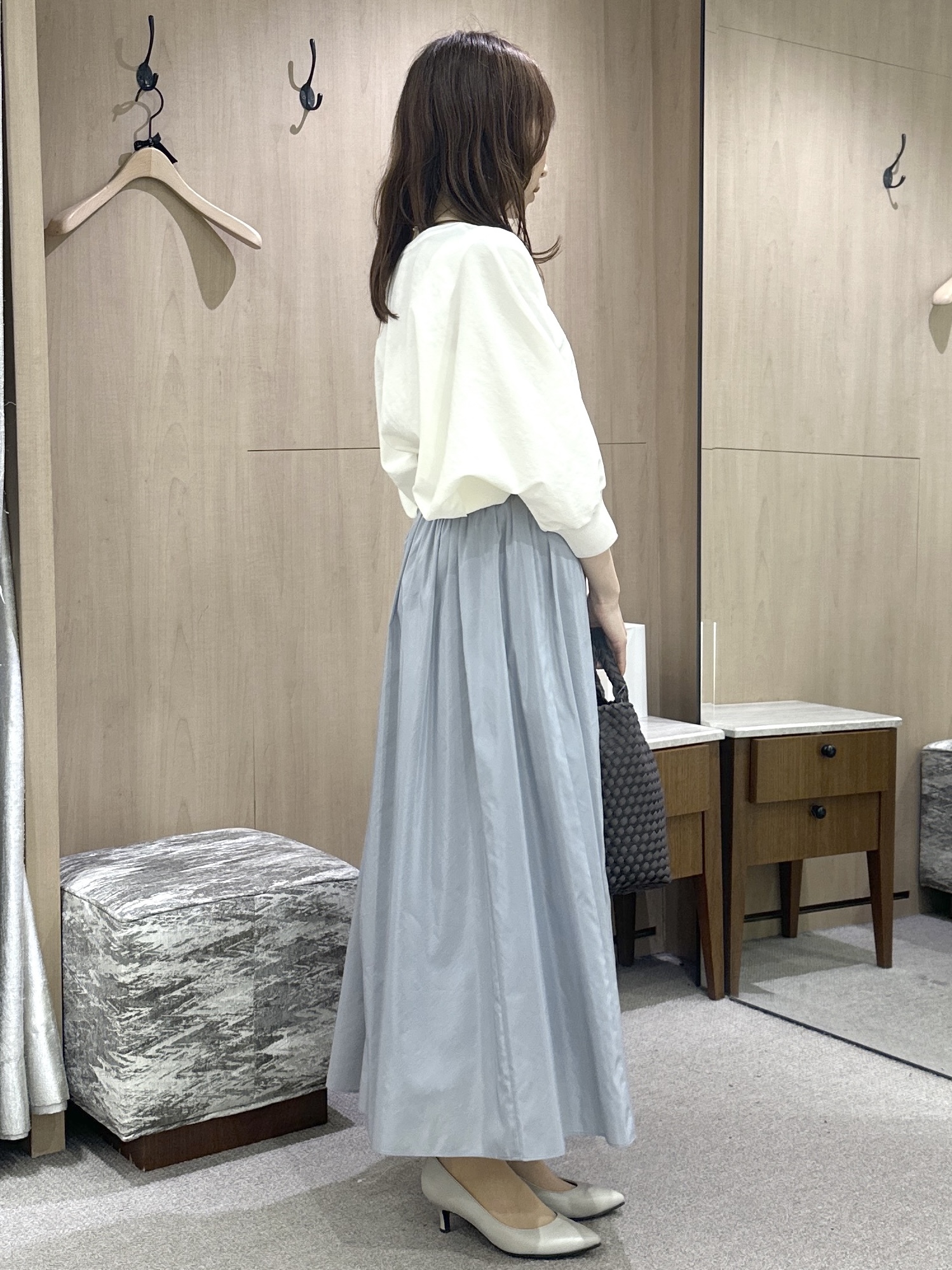 Miwaさんの「UNTITLED｜【吸水速乾/UVカット】ドルマンスリーブブラウス」を使ったコーディネート