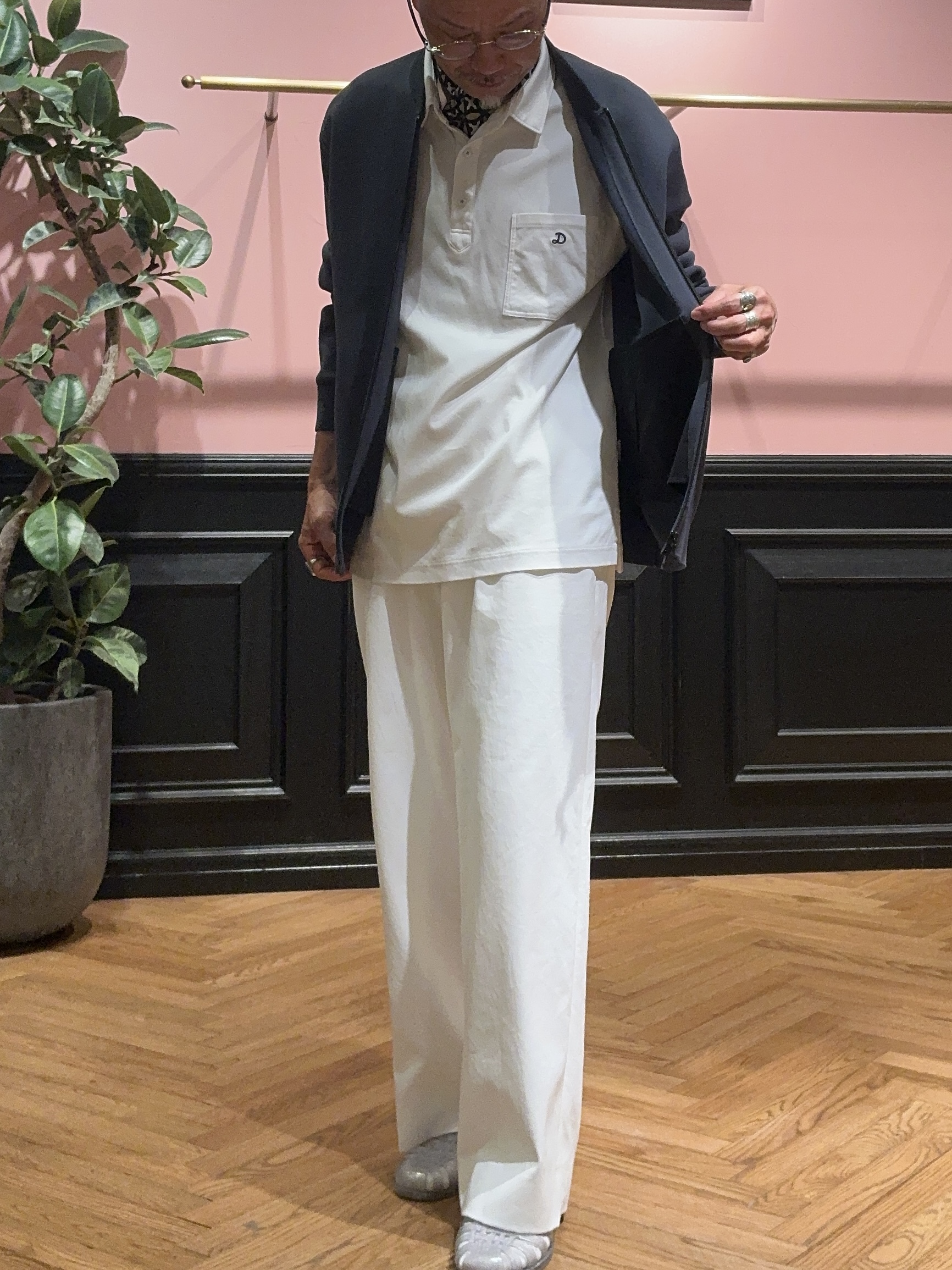 torigoeさんの「DRESSTERIOR｜スプリング ニットブルゾン」を使ったコーディネート