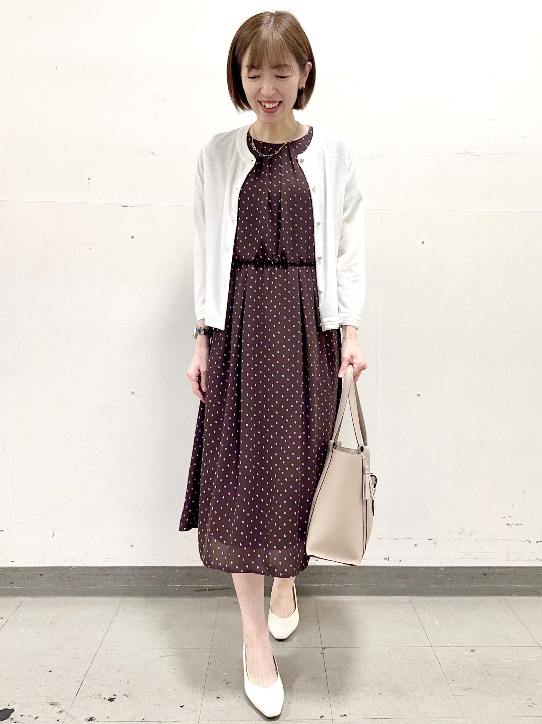 イト子さんの「Reflect｜七分袖ニットカーディガン」を使ったコーディネート