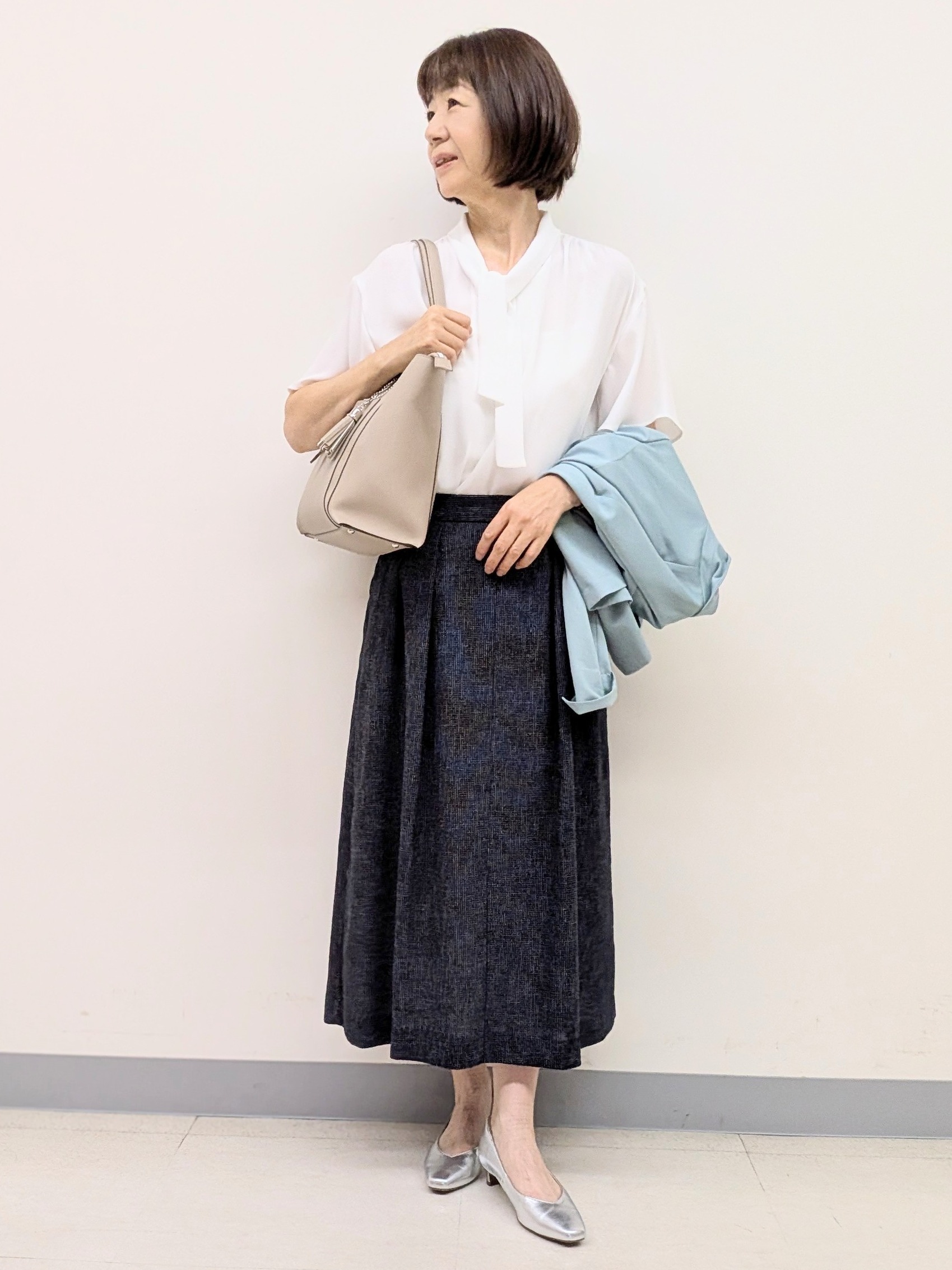 Ariさんの「Reflect｜【SS-4Lサイズ／UVカット／接触冷感】匠ジャケット／ベーシックテーラード」を使ったコーディネート