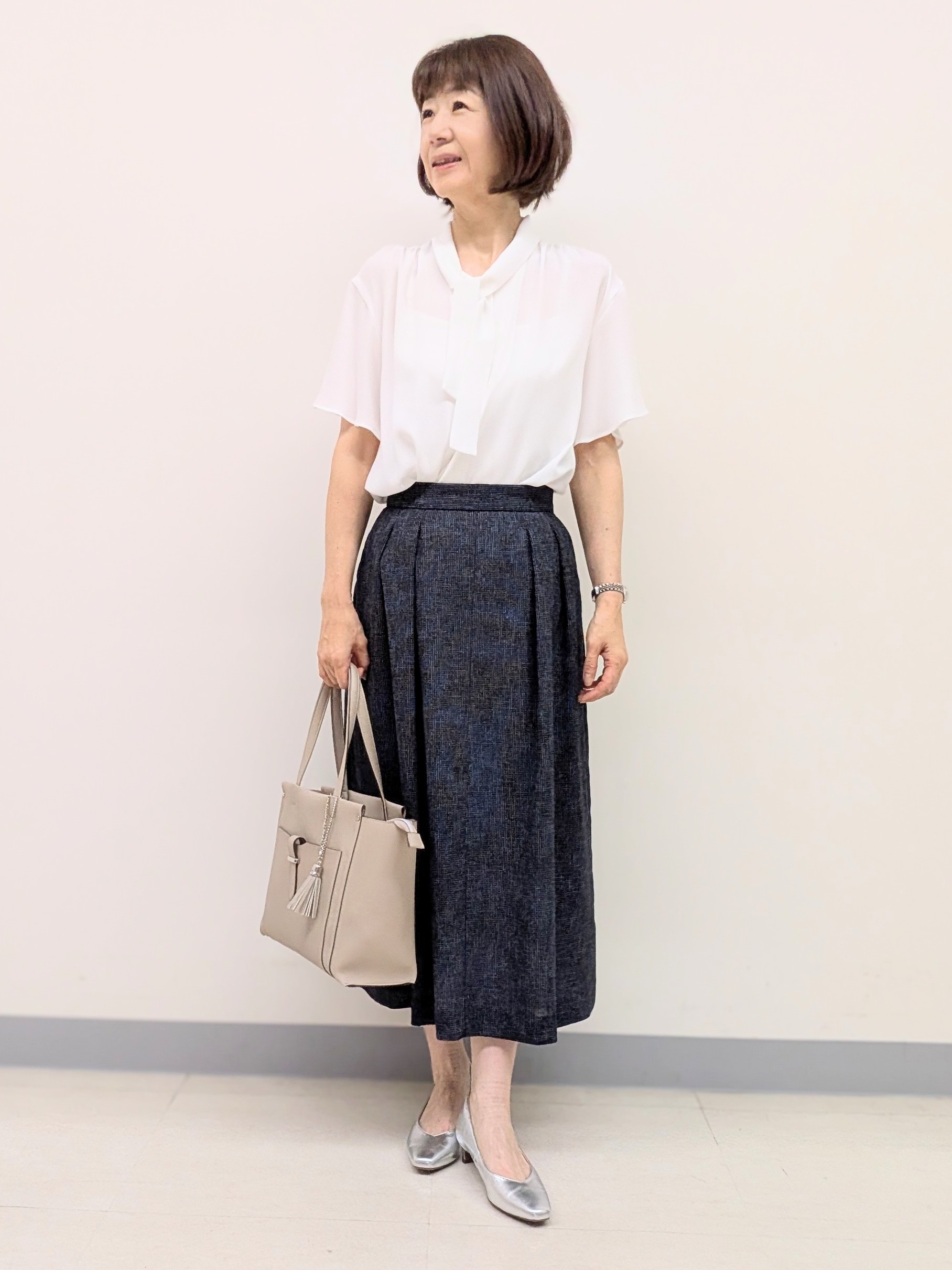 Ariさんの「Reflect｜【SS-4Lサイズ／UVカット／接触冷感】匠ジャケット／ベーシックテーラード」を使ったコーディネート