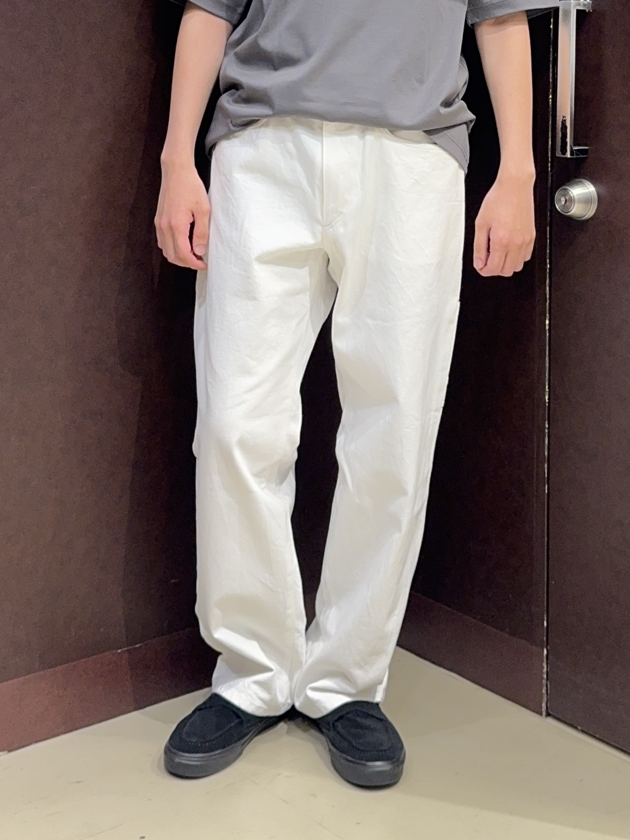 shuheiさんの「TAKEO KIKUCHI｜【BOWLER HAT LABEL】アイスクリアコットン ピンナップガール 半袖Tシャツ」を使ったコーディネート