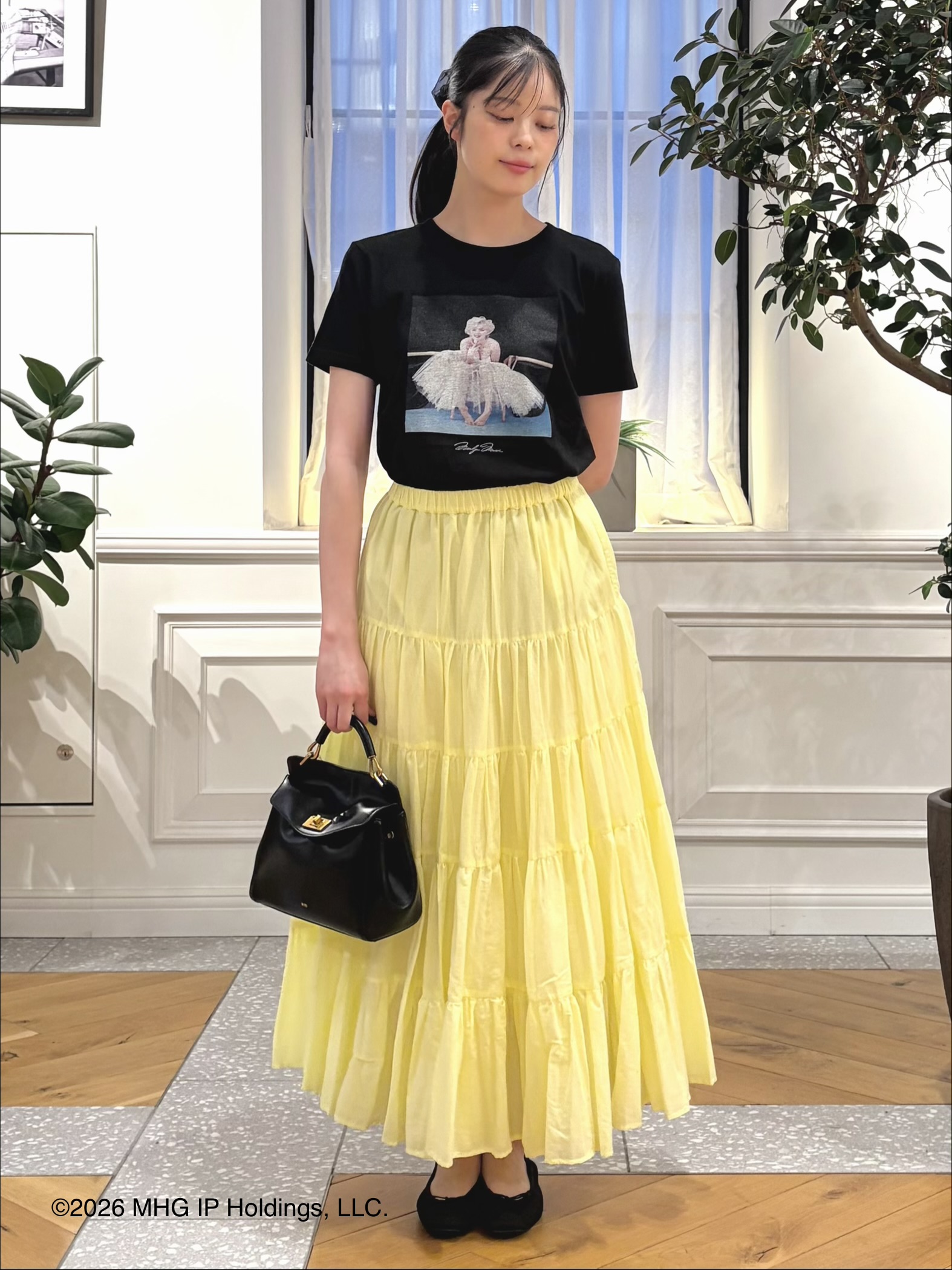 pupiさんの「DRESSTERIOR｜【別注】マリリンモンロー/カラープリントTシャツ」を使ったコーディネート