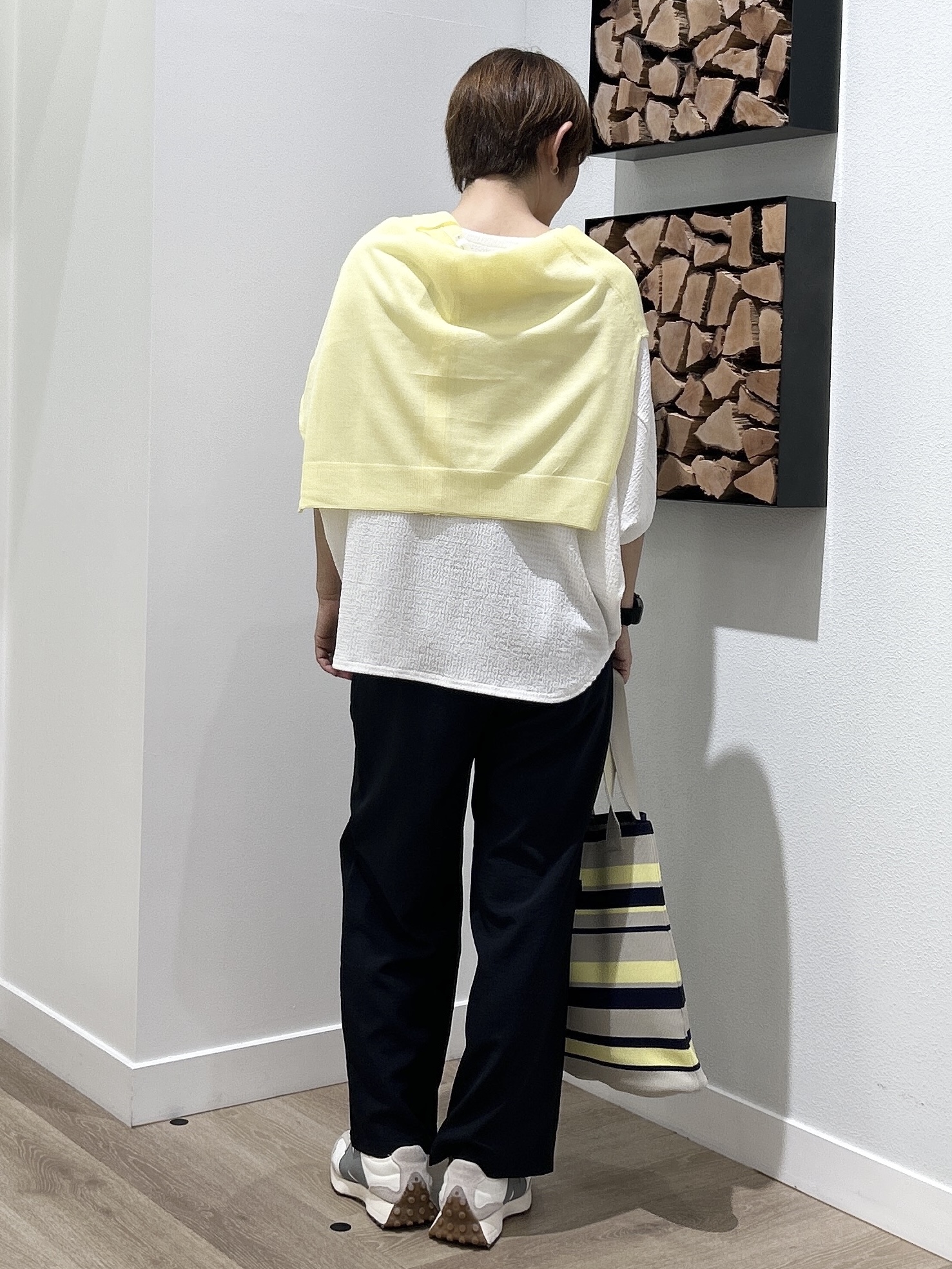rairaiさんの「Dessin｜お守りカーディガン -ウォッシャブル-」を使ったコーディネート