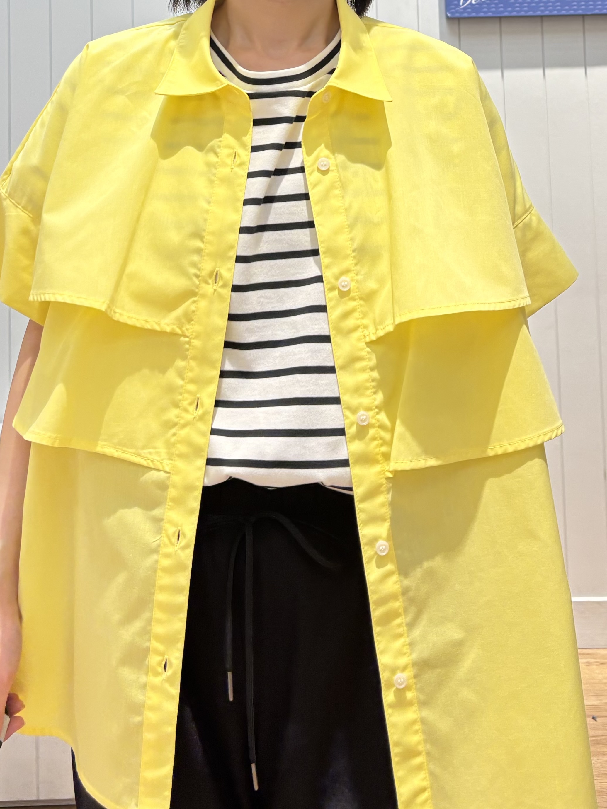 OKADAさんの「Dessin｜【マシンウォッシャブル】ダブルフリルブラウス」を使ったコーディネート