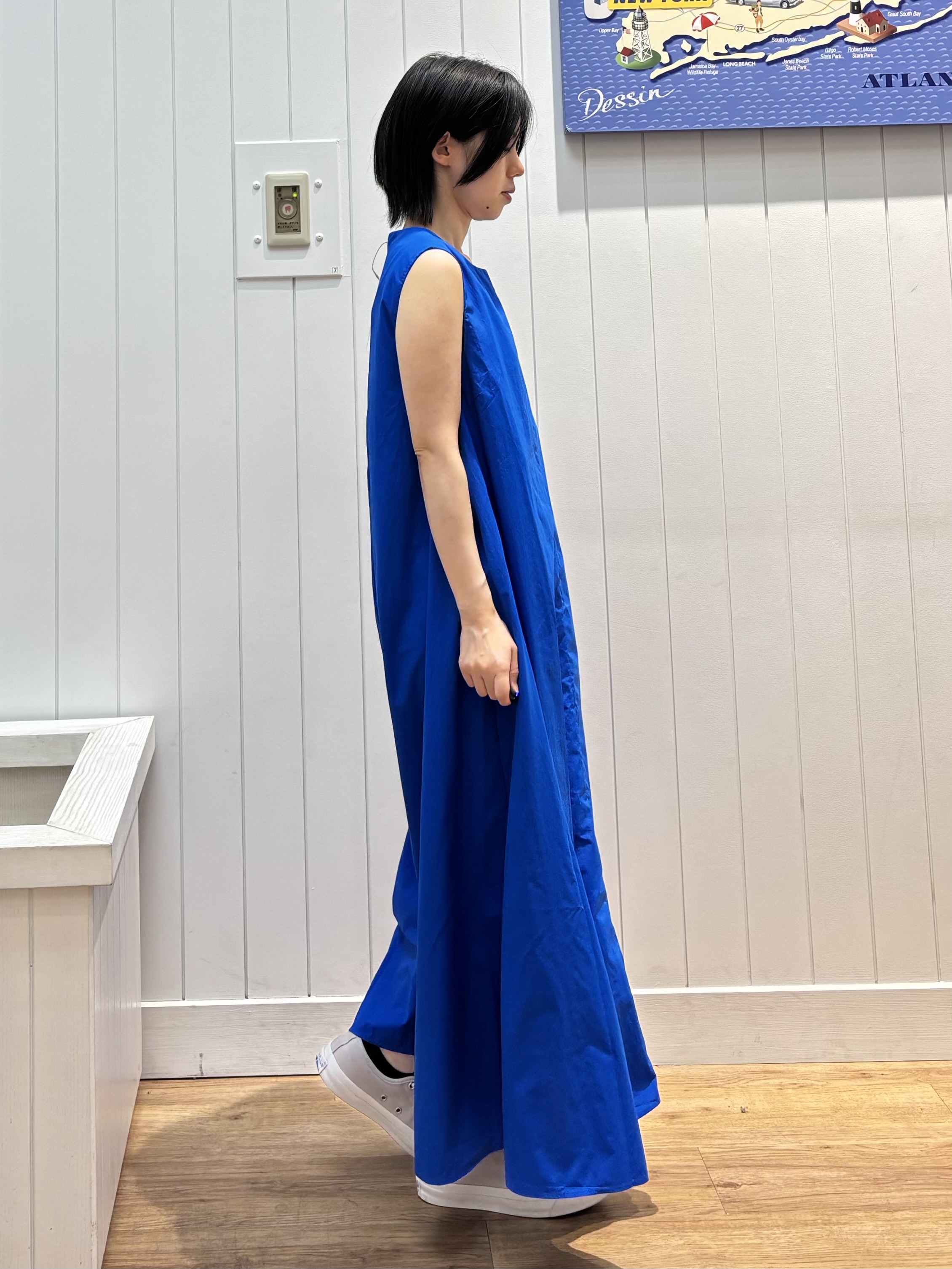 OKADAさんの「Dessin｜【撥水】Aラインナイロンワンピース」を使ったコーディネート