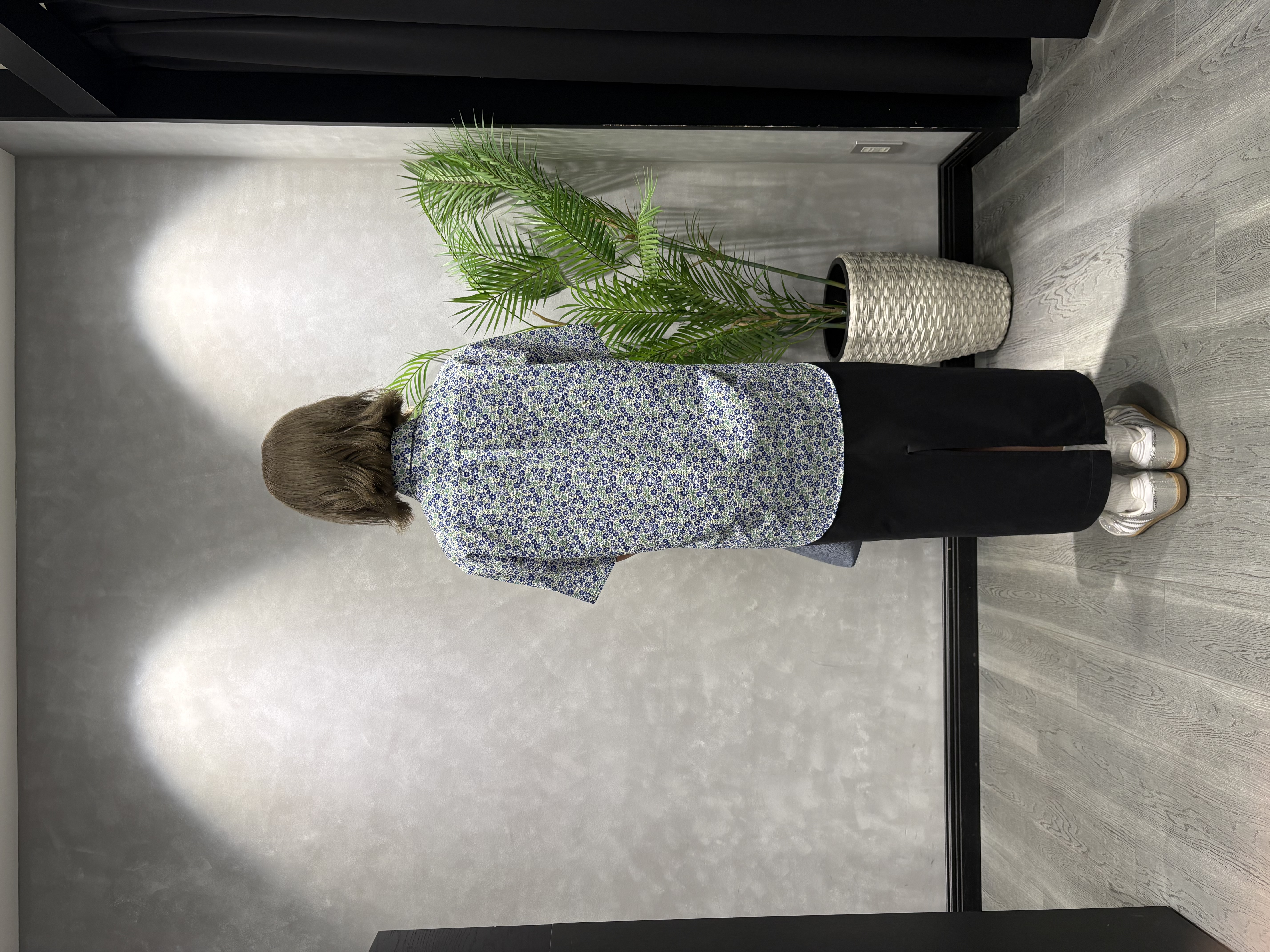 s___sさんの「TAKEO KIKUCHI｜リップル小花シャツ」を使ったコーディネート