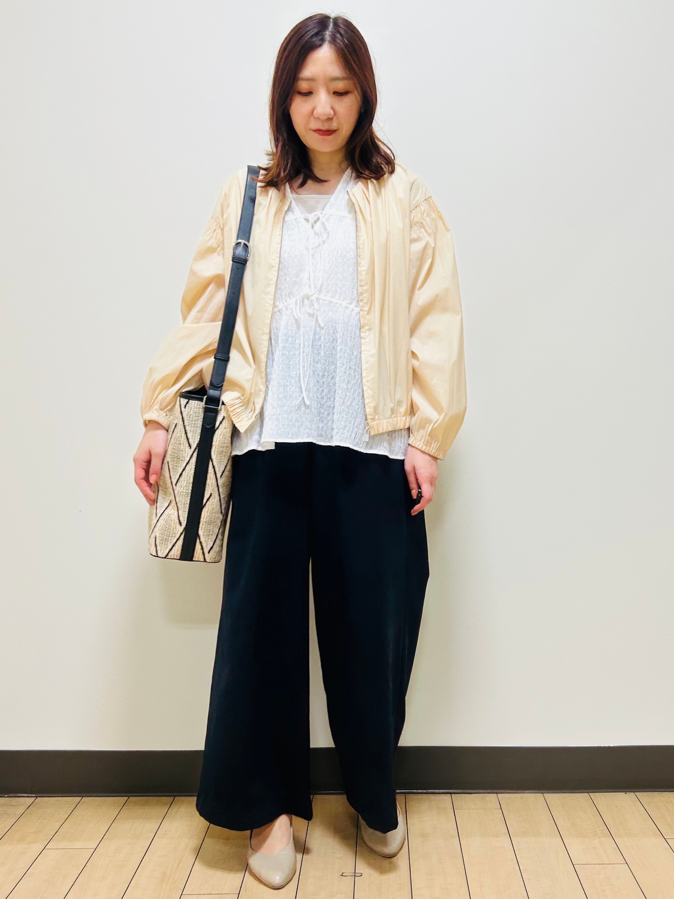 miiiさんの「Reflect｜フロントファスナーシアーブルゾン」を使ったコーディネート