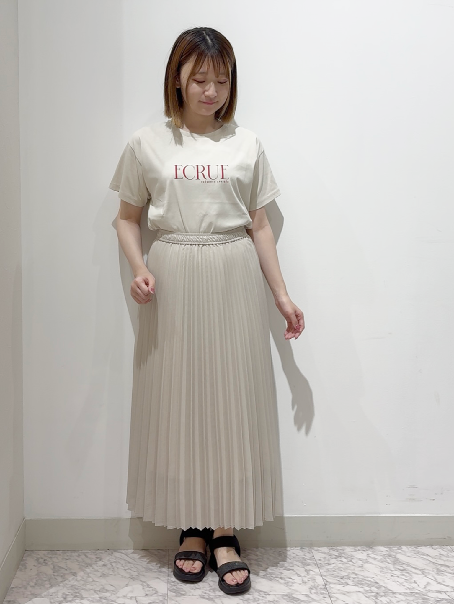 しかっちさんの「grove｜高評価！【接触冷感／UVカットetc】ベーシックショートカーディガン」を使ったコーディネート