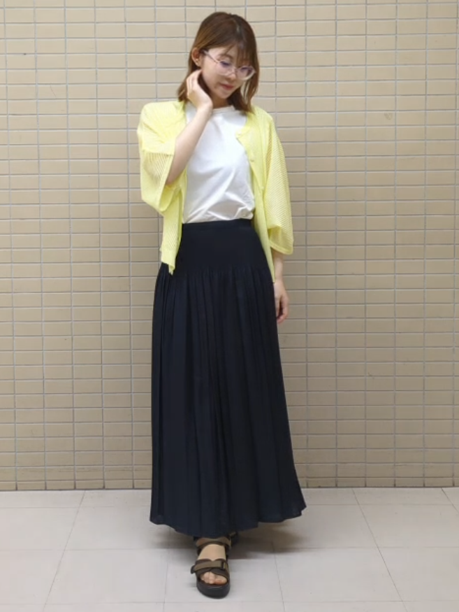 ひまりさんの「Reflect｜【UVカット／接触冷感／吸水速乾】フレンチスリーブプルオーバー」を使ったコーディネート