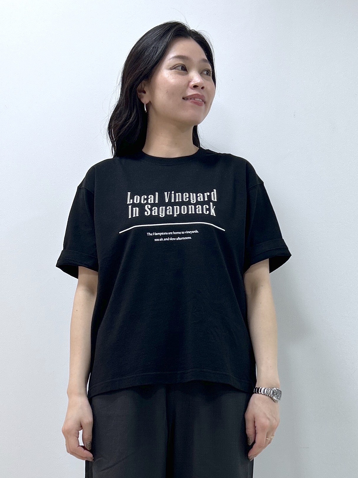 Kaiさんの「Dessin｜【洗える】オーガニックコットンロゴTシャツ」を使ったコーディネート