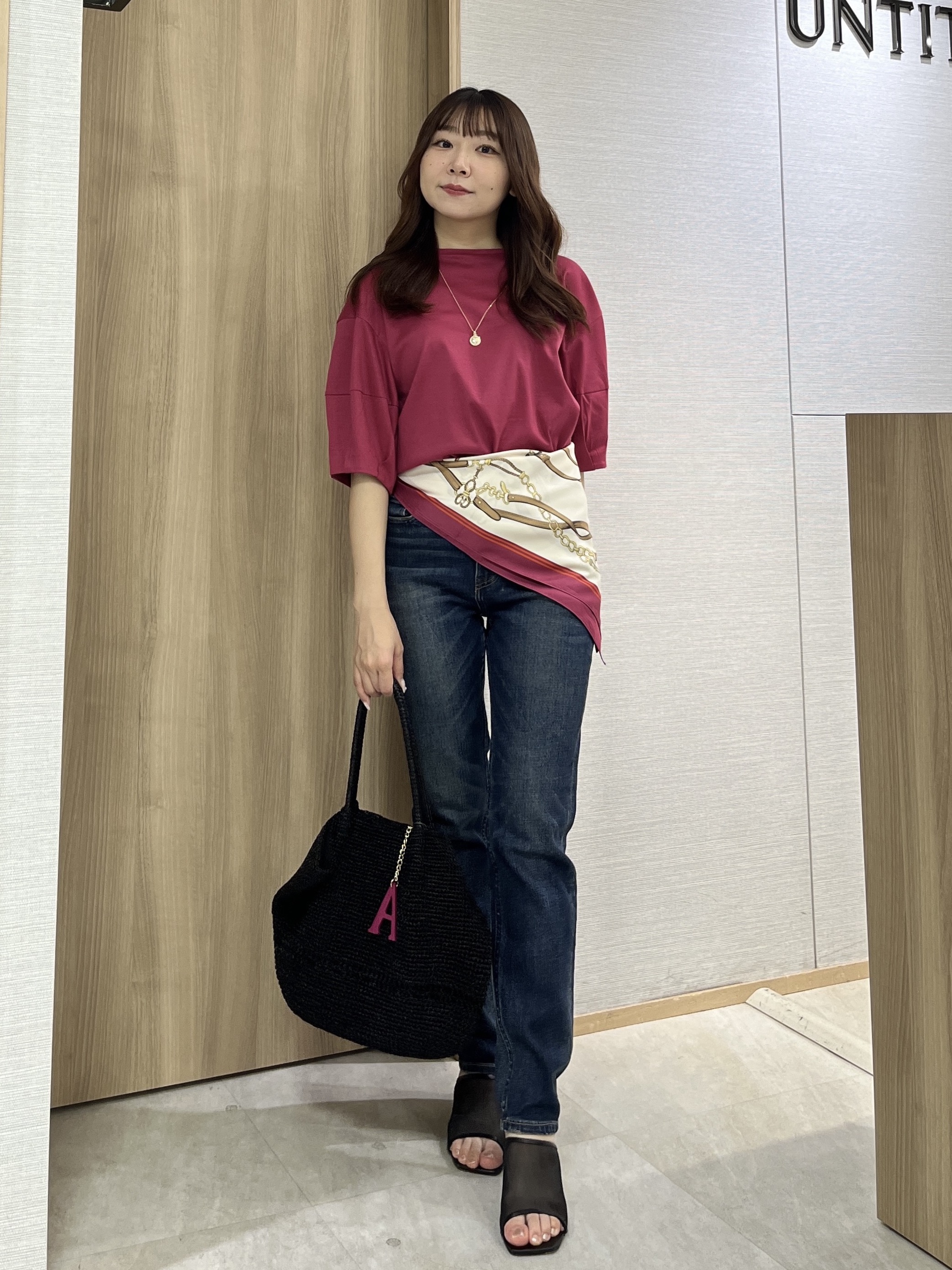 KAHOさんの「UNTITLED｜【汗染み防止/接触冷感】ランタンスリーブプルオーバー」を使ったコーディネート