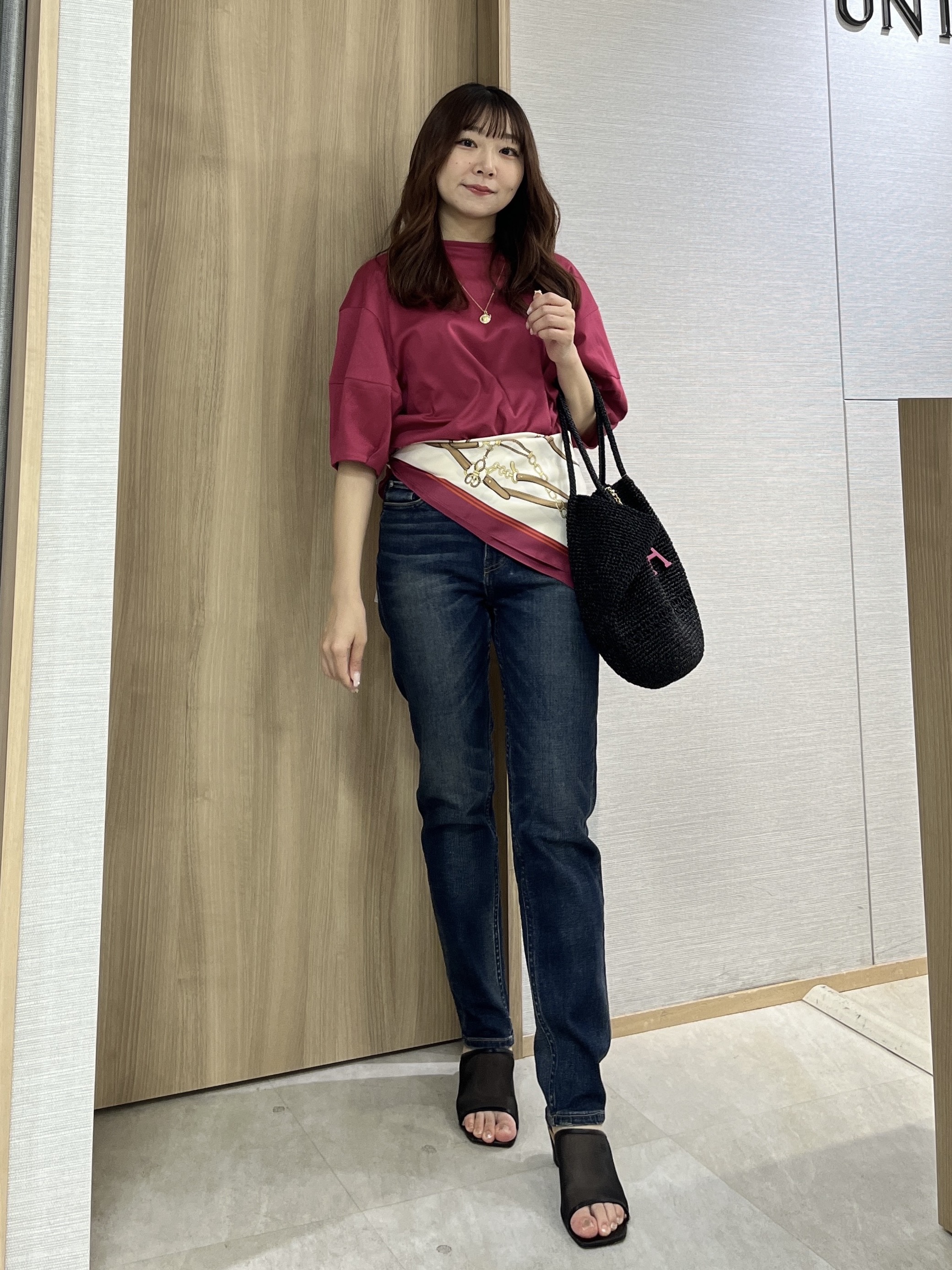 KAHOさんの「UNTITLED｜【汗染み防止/接触冷感】ランタンスリーブプルオーバー」を使ったコーディネート