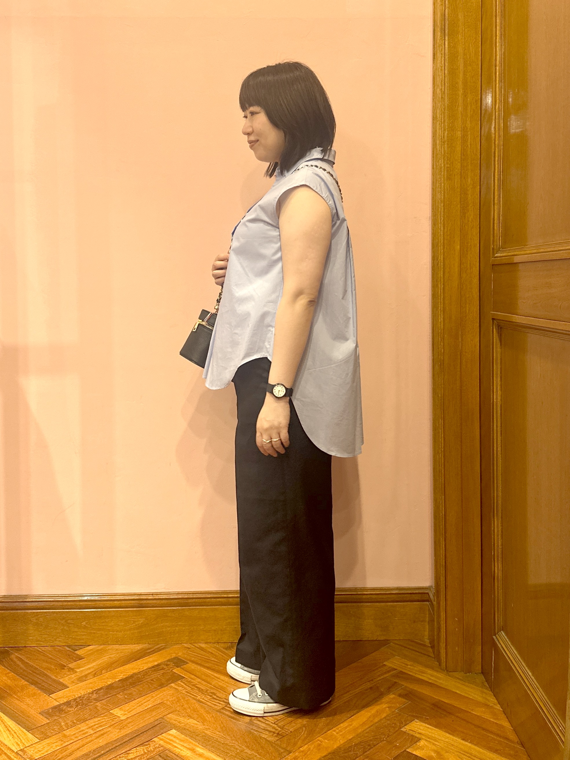 komatsuさんの「DRESSTERIOR｜フレンチスリーブ スキッパーブラウス」を使ったコーディネート