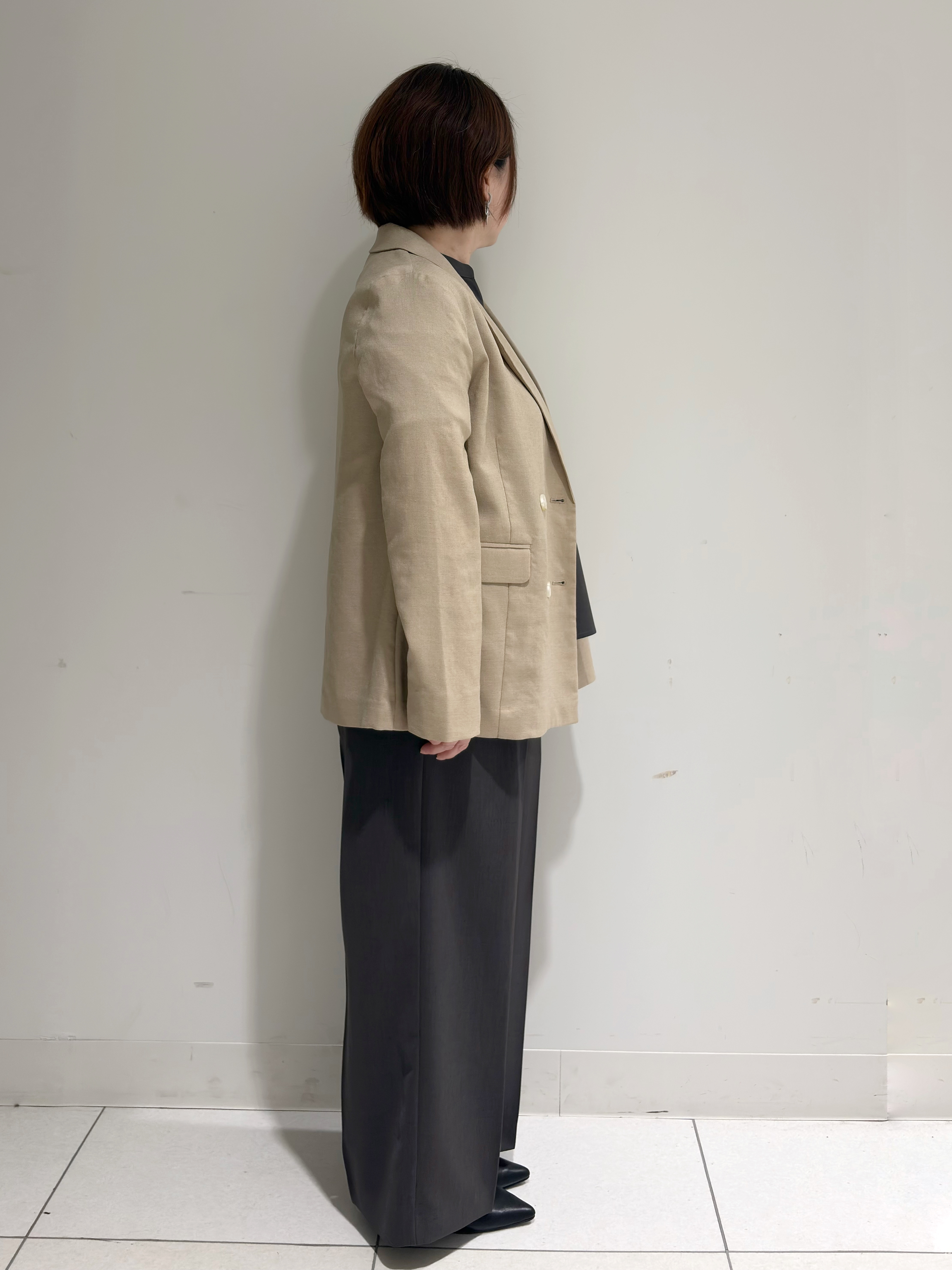 michiさんの「index｜【UV／接触冷感】ダブルブレストジャケット《防シワ加工／洗える》」を使ったコーディネート