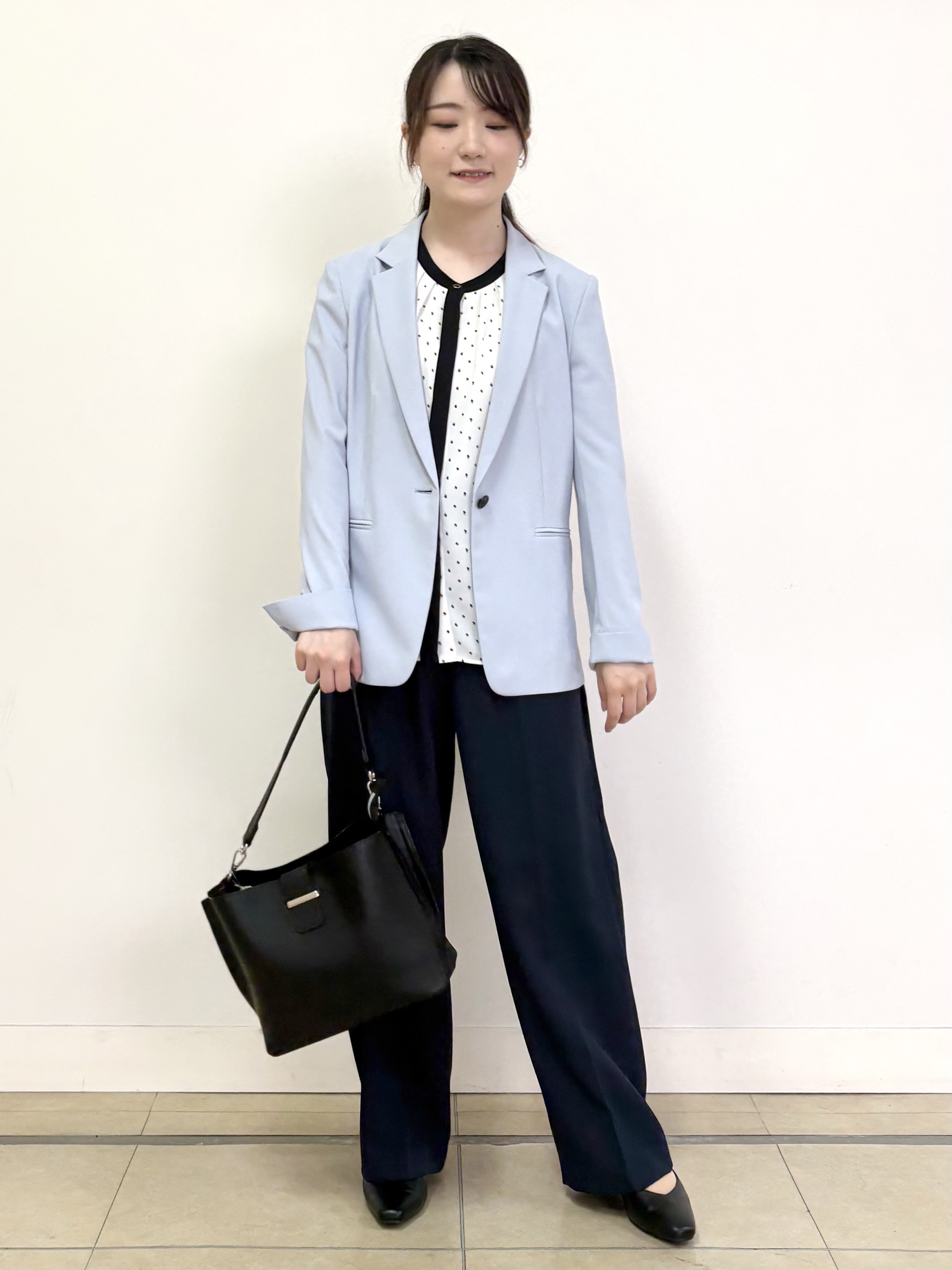mikiさんの「Reflect｜【UVカット／接触冷感／セットアップ可】テーラードジャケット」を使ったコーディネート