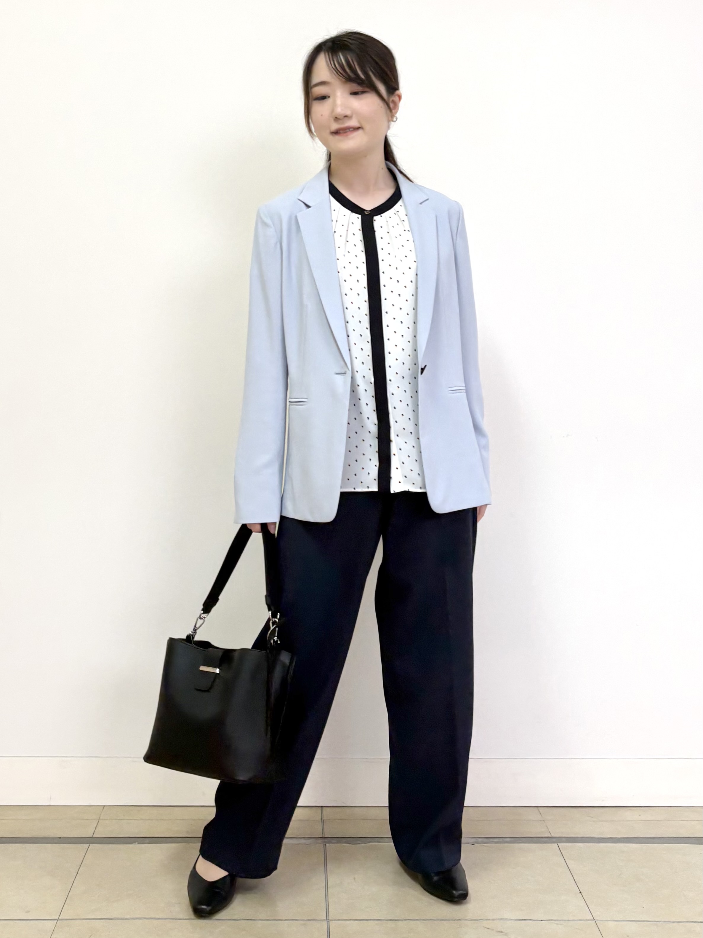 mikiさんの「Reflect｜【UVカット／接触冷感／セットアップ可】テーラードジャケット」を使ったコーディネート