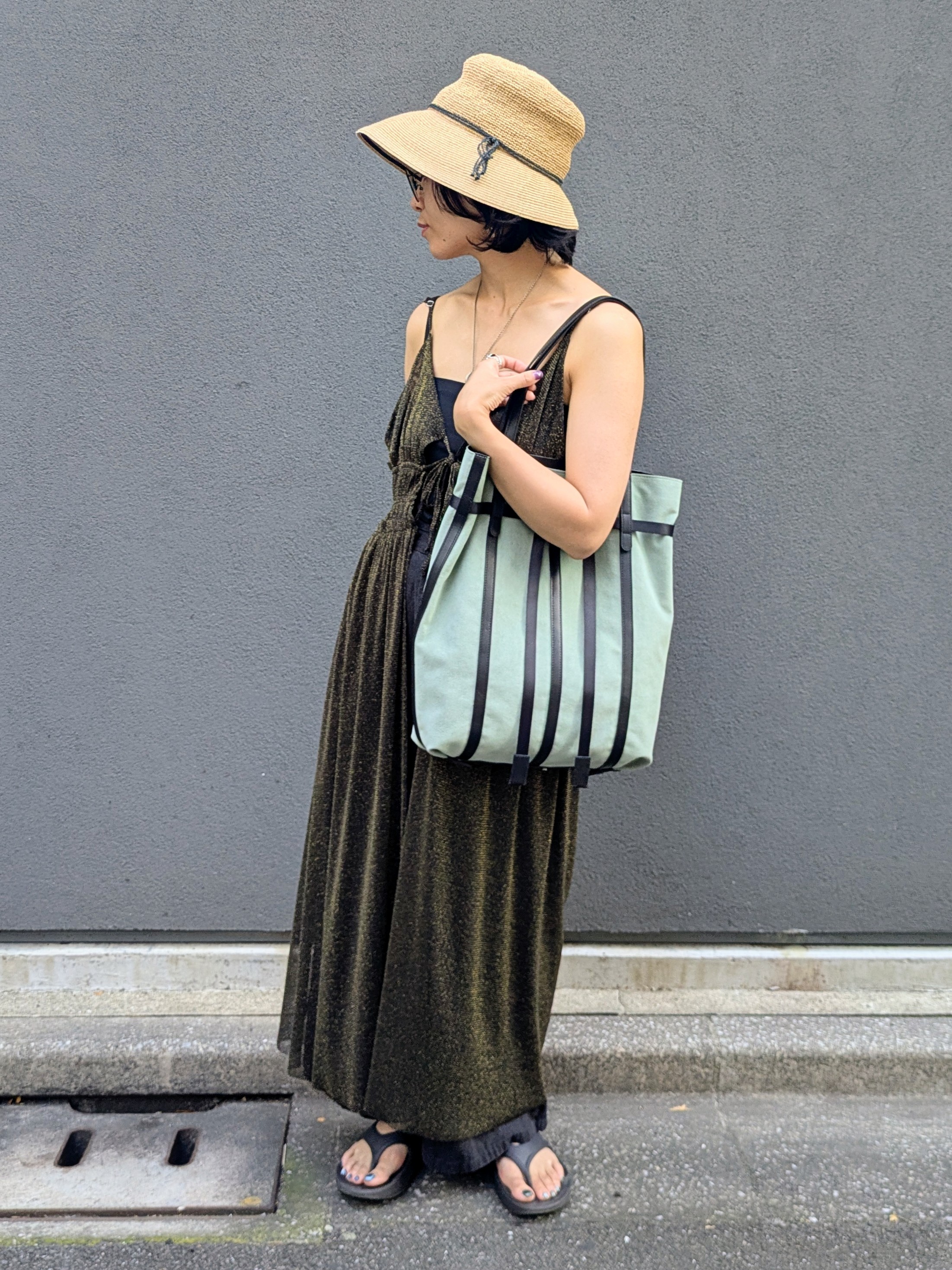 MTさんの「HIROKO HAYASHI｜PANIER CAMOSCIO（パニエ カモッショ）トートバッグ」を使ったコーディネート