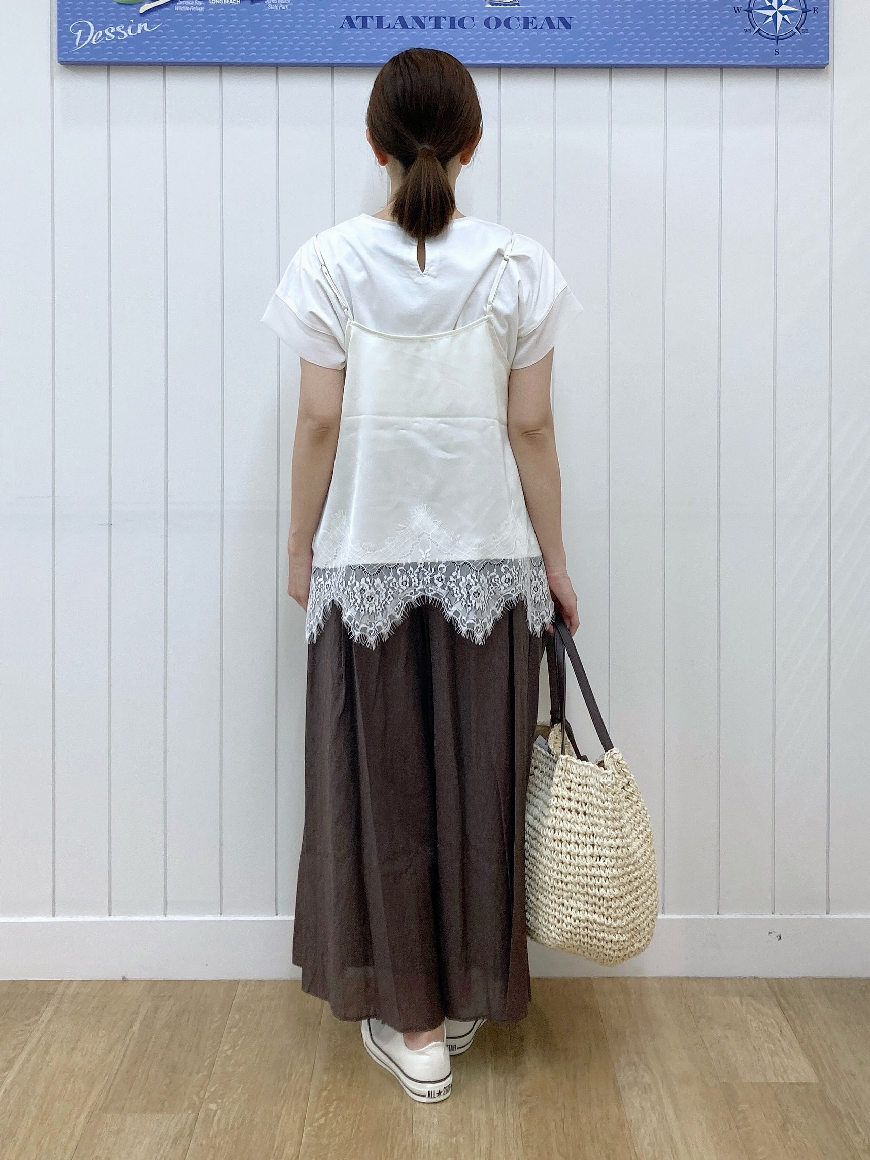 yoshiさんの「Dessin｜お守りカーディガン -ウォッシャブル-」を使ったコーディネート