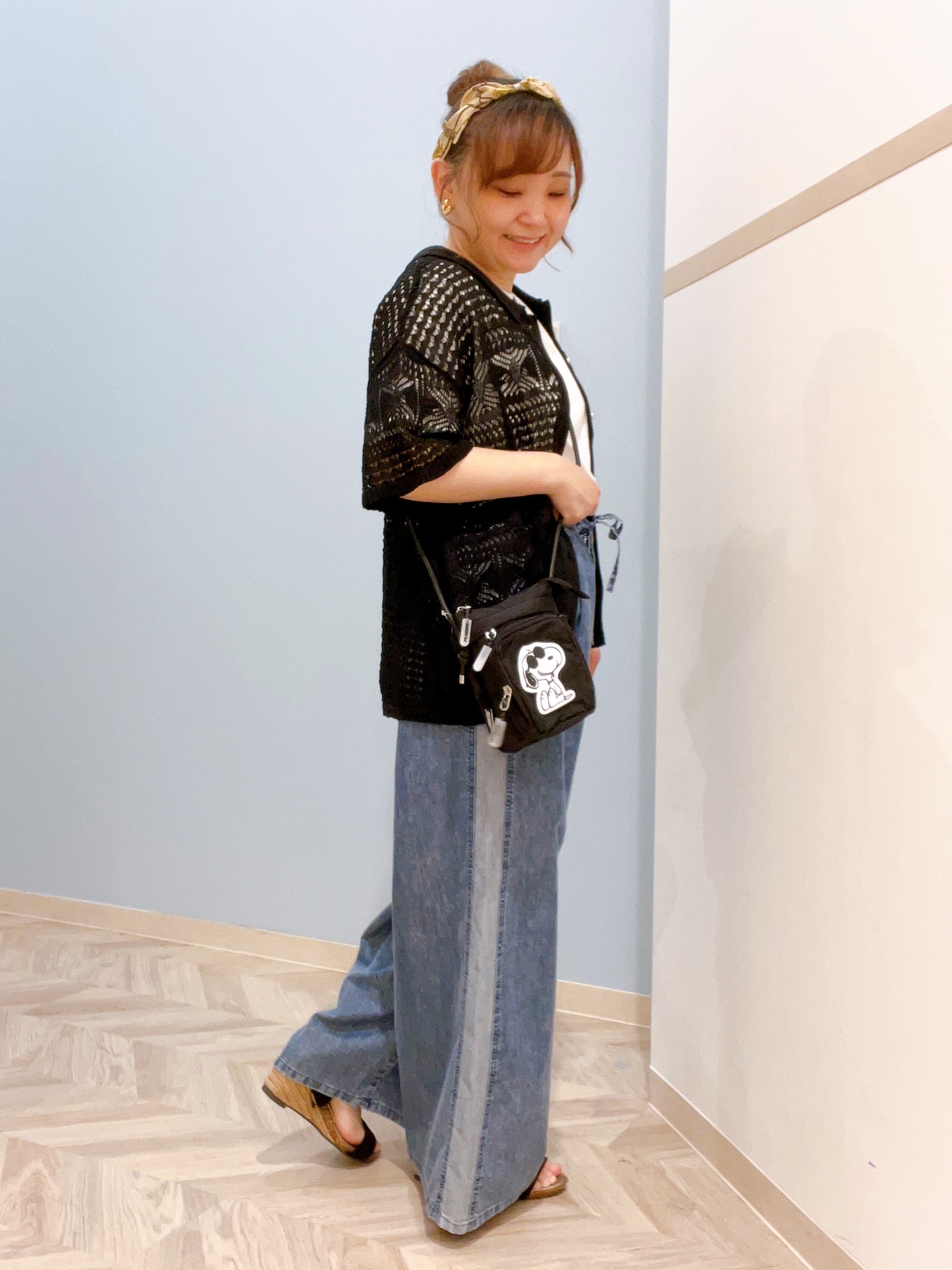kitaさんの「SHOO･LA･RUE｜レースニットカーディガン」を使ったコーディネート