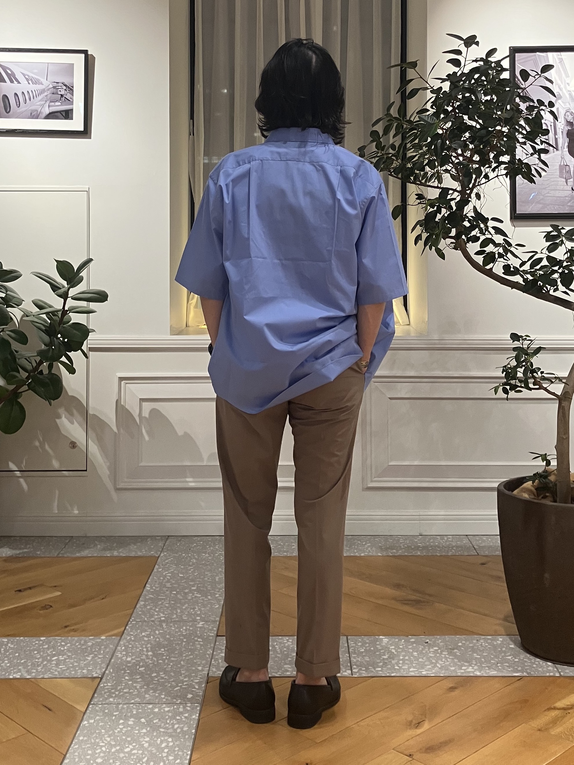 junyaさんの「DRESSTERIOR｜【干場義雅&times;DRESSTERIOR】シドグラスシャツ」を使ったコーディネート