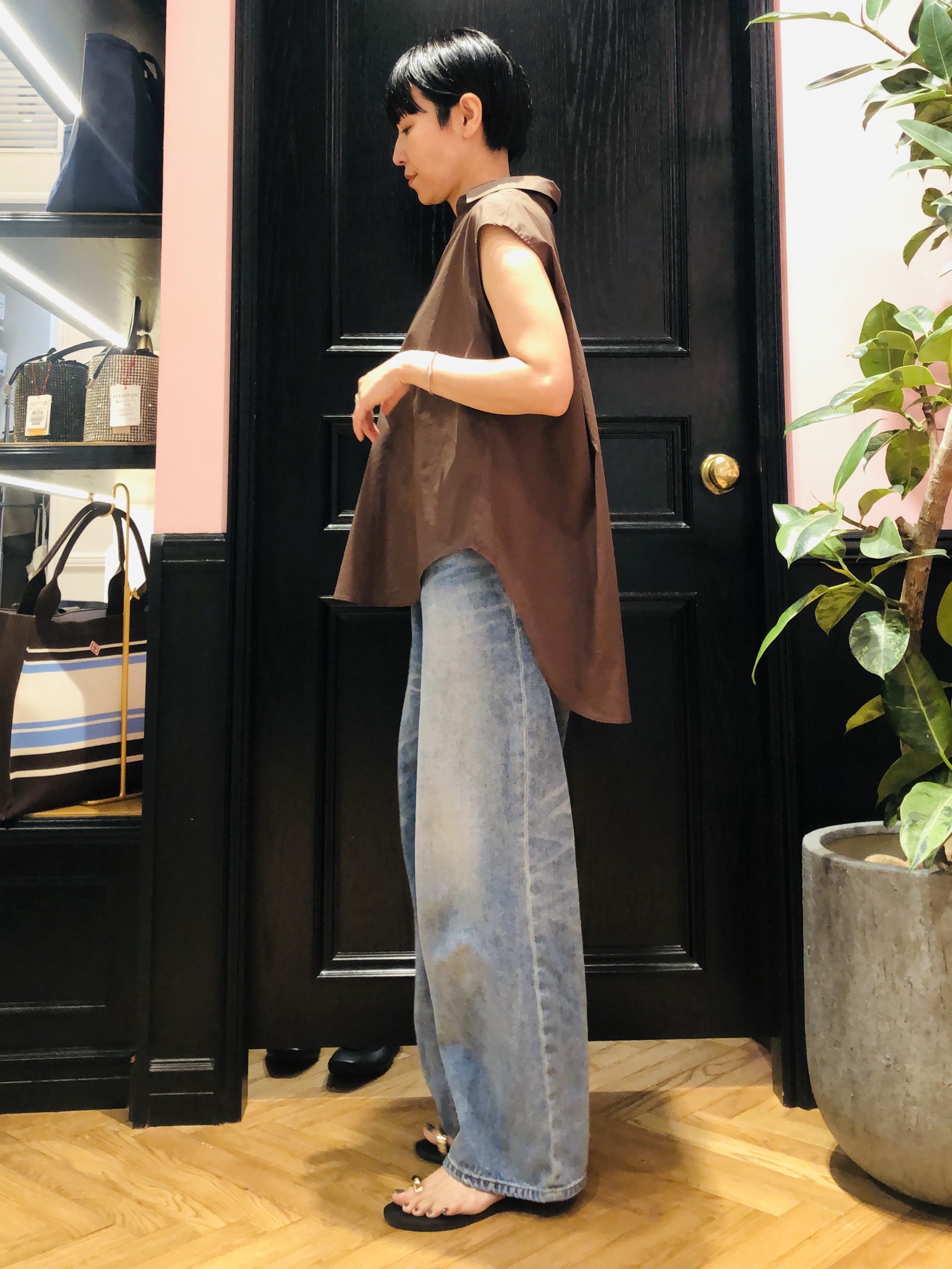 OGATAさんの「DRESSTERIOR｜フレンチスリーブ スキッパーブラウス」を使ったコーディネート