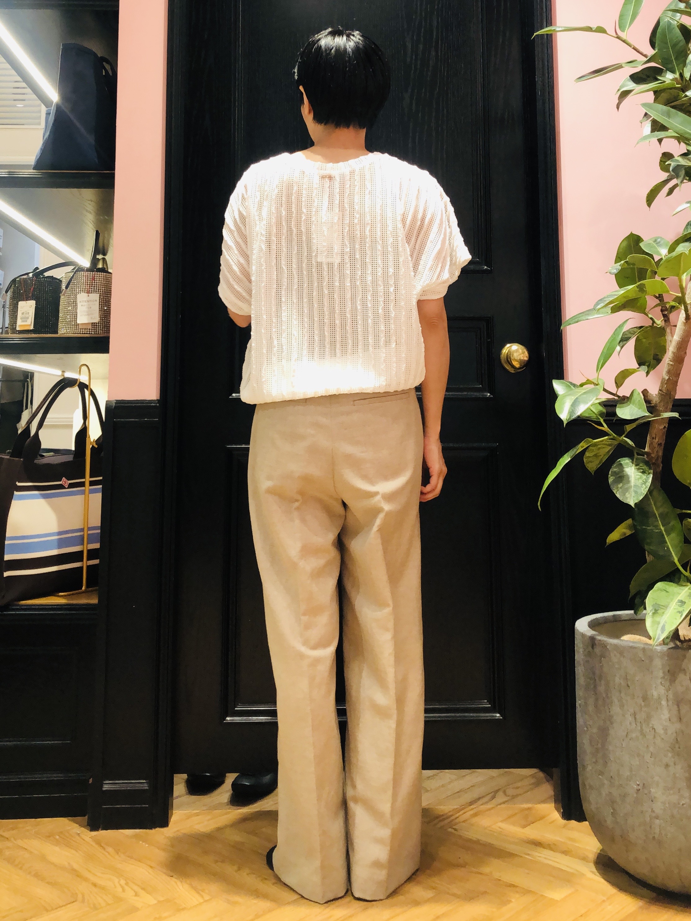 OGATAさんの「DRESSTERIOR｜シアーメッシュプルオーバー」を使ったコーディネート