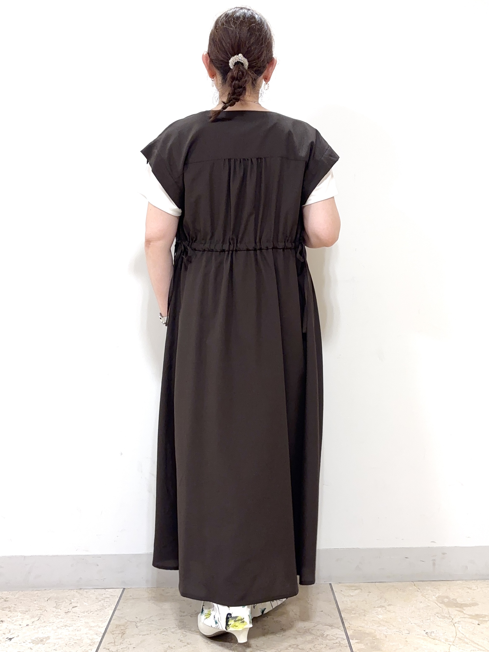 keiさんの「Reflect｜【通気性あり／涼しい／マシンウォッシャブル】フロントボタンワンピース」を使ったコーディネート