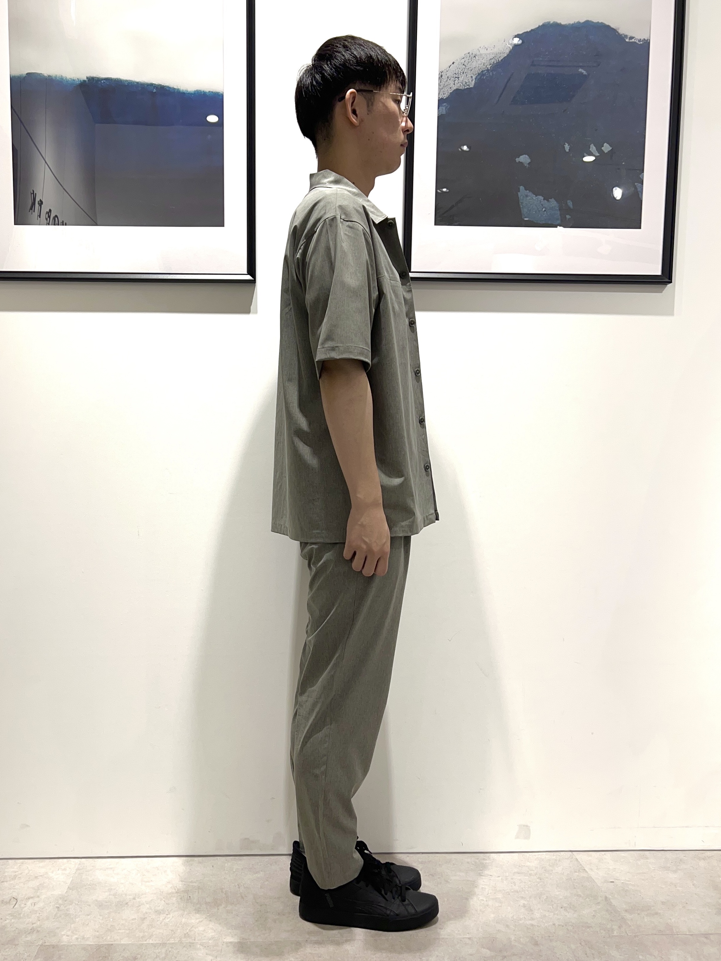 。さんの「THE SHOP TK｜【吸水速乾／接触冷感／防シワ／マシンウォッシャブル】ハイドロクール 半袖シャツ」を使ったコーディネート
