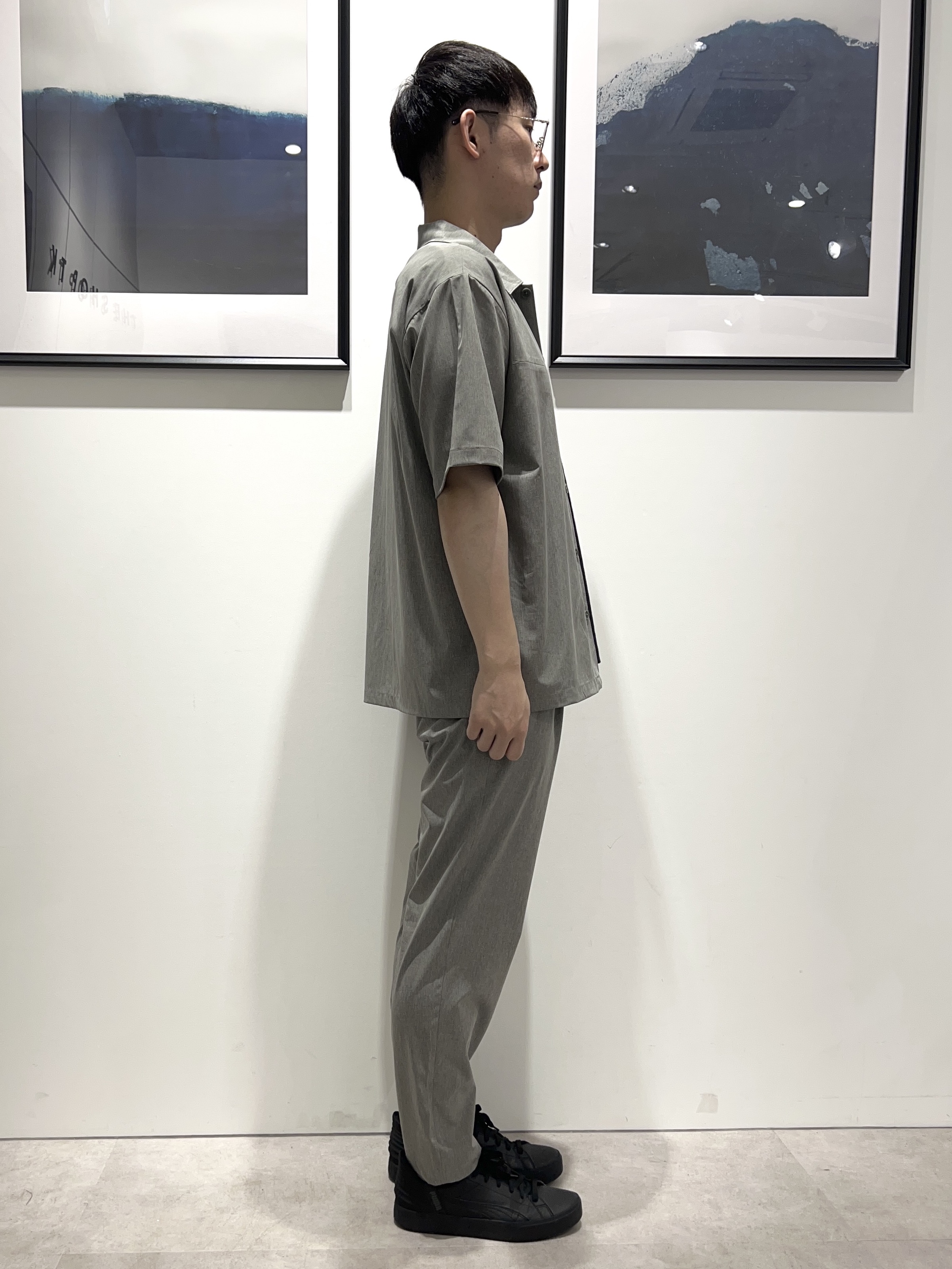 。さんの「THE SHOP TK｜【吸水速乾／接触冷感／防シワ／マシンウォッシャブル】ハイドロクール 半袖シャツ」を使ったコーディネート