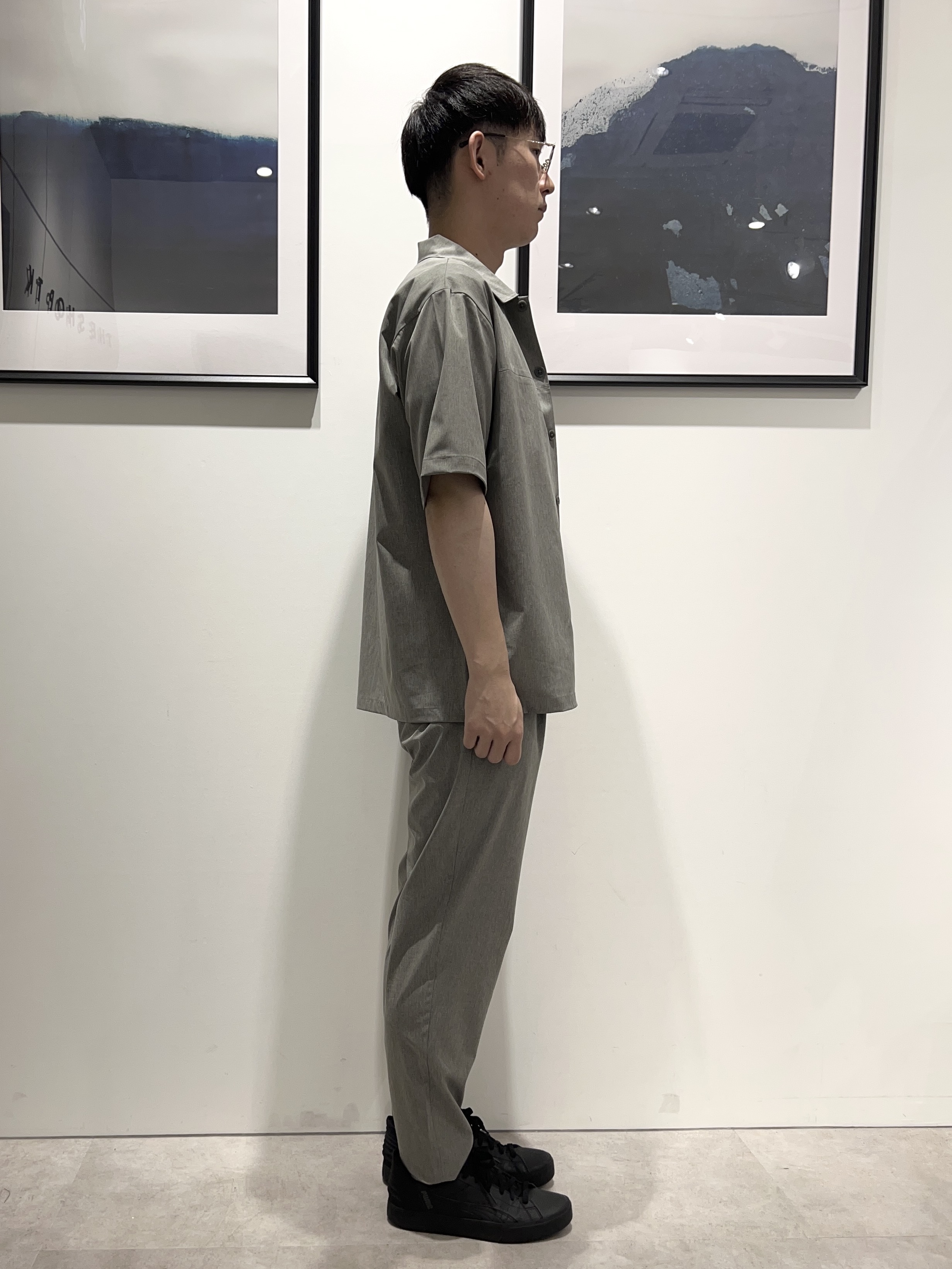 。さんの「THE SHOP TK｜【吸水速乾／接触冷感／防シワ／マシンウォッシャブル】ハイドロクール 半袖シャツ」を使ったコーディネート