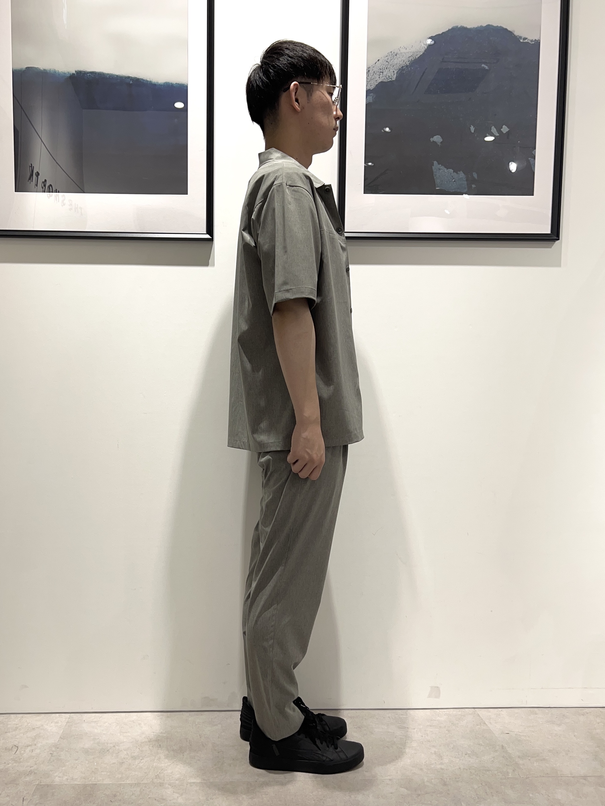 。さんの「THE SHOP TK｜【吸水速乾／接触冷感／防シワ／マシンウォッシャブル】ハイドロクール 半袖シャツ」を使ったコーディネート