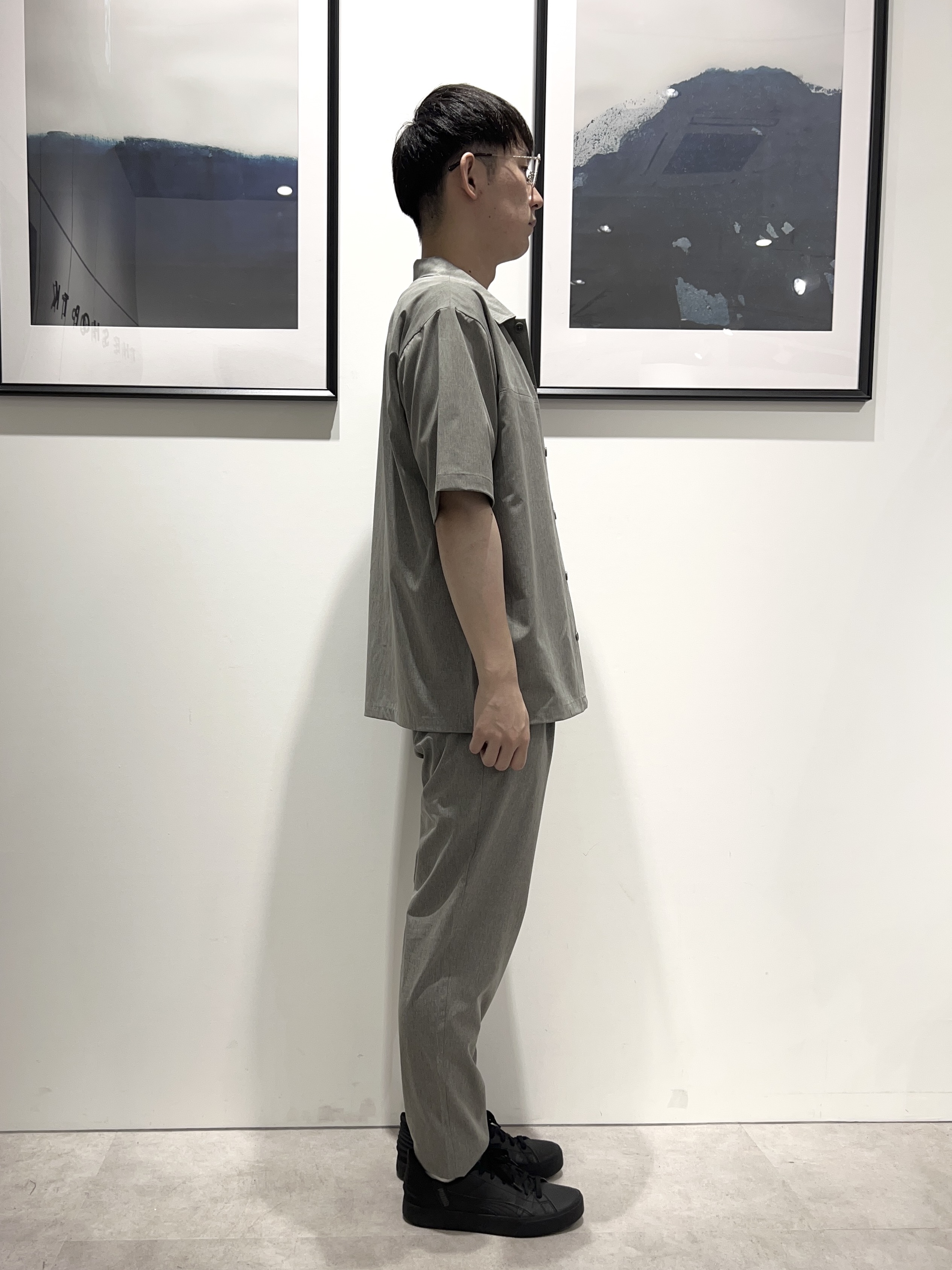 。さんの「THE SHOP TK｜【吸水速乾／接触冷感／防シワ／マシンウォッシャブル】ハイドロクール 半袖シャツ」を使ったコーディネート